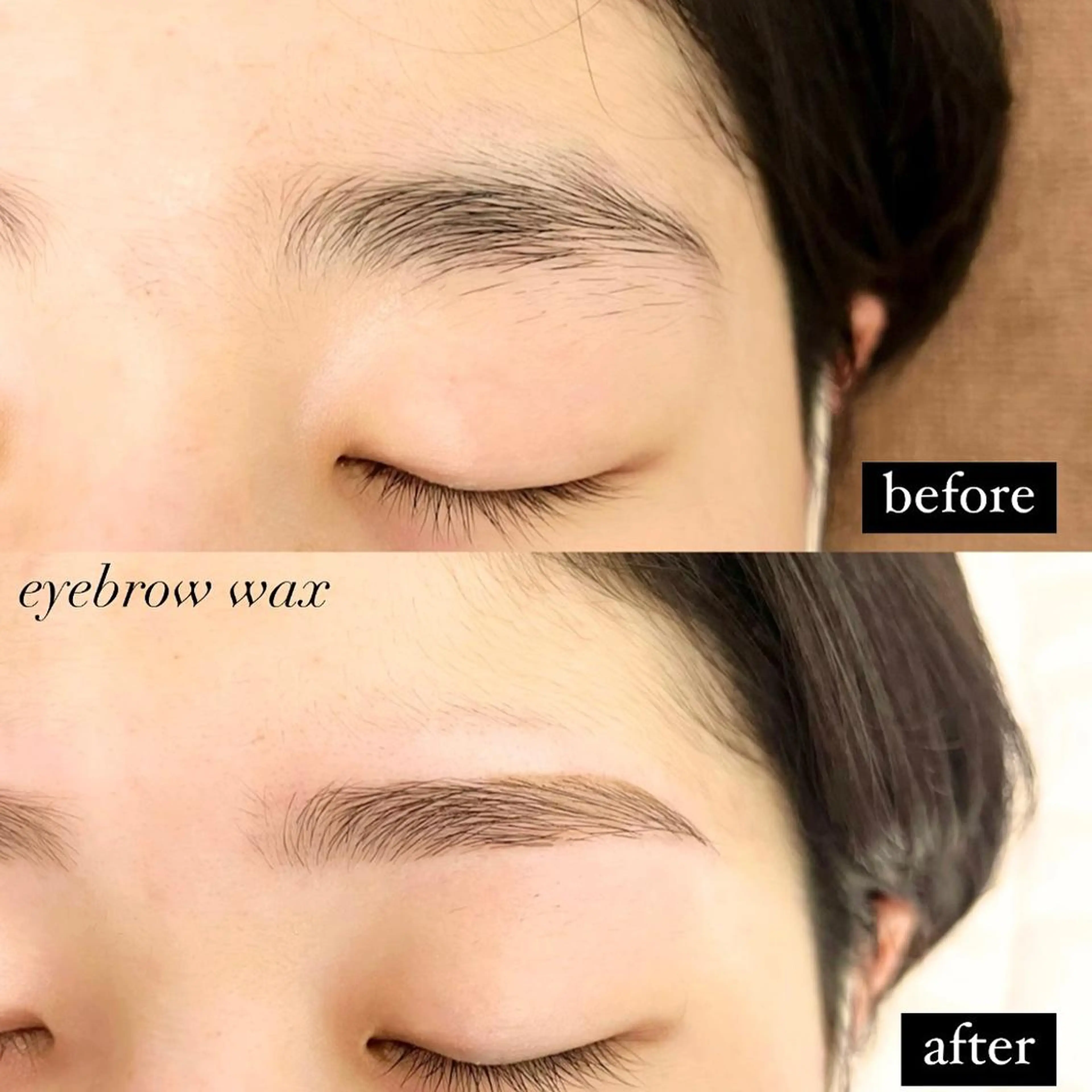 アイブロウ ワックス脱毛 eyelist🌷 harukaのマツエク・マツパデザイン