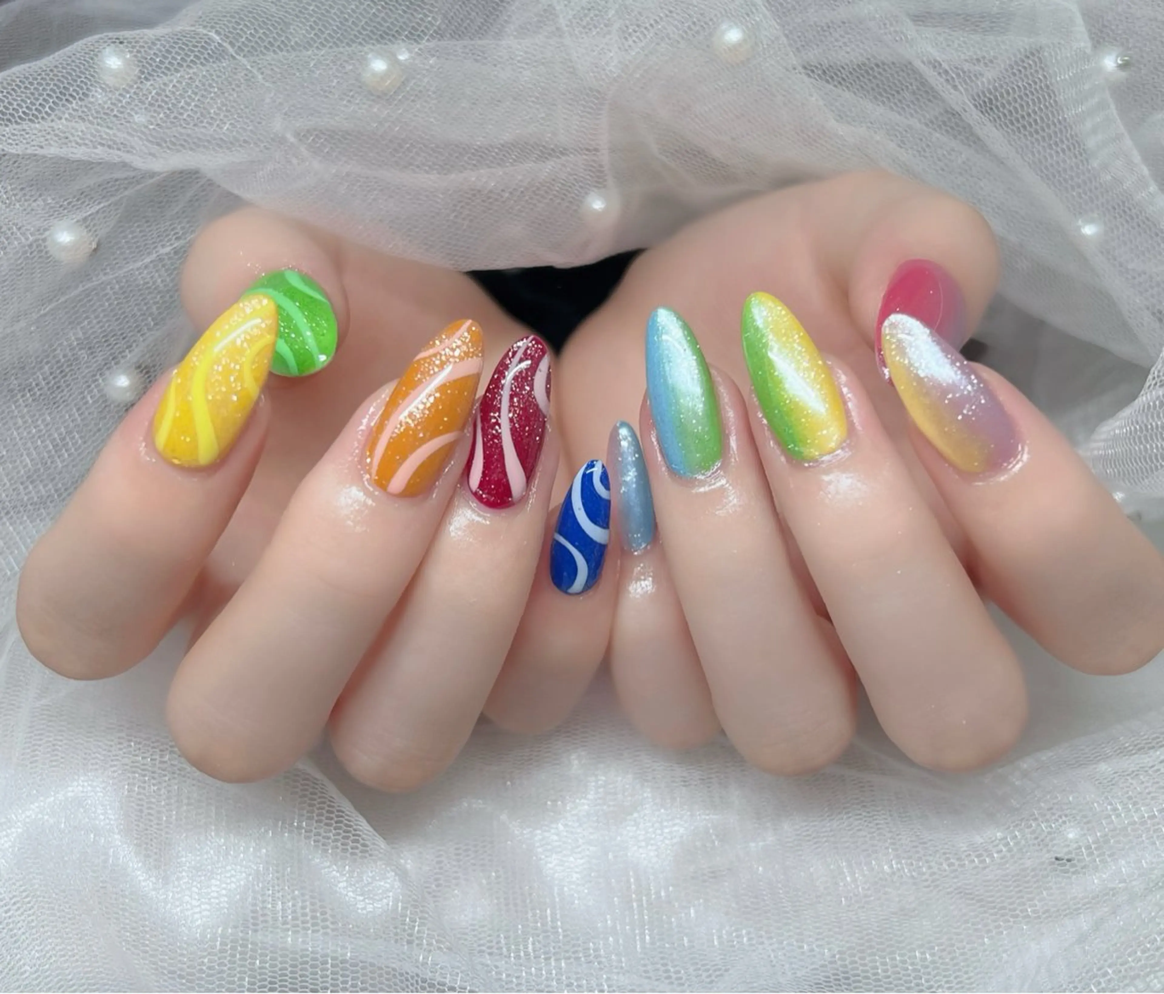ネイル ハンドネイル 🎀Lilla💎 Nail Salonのネイルデザイン