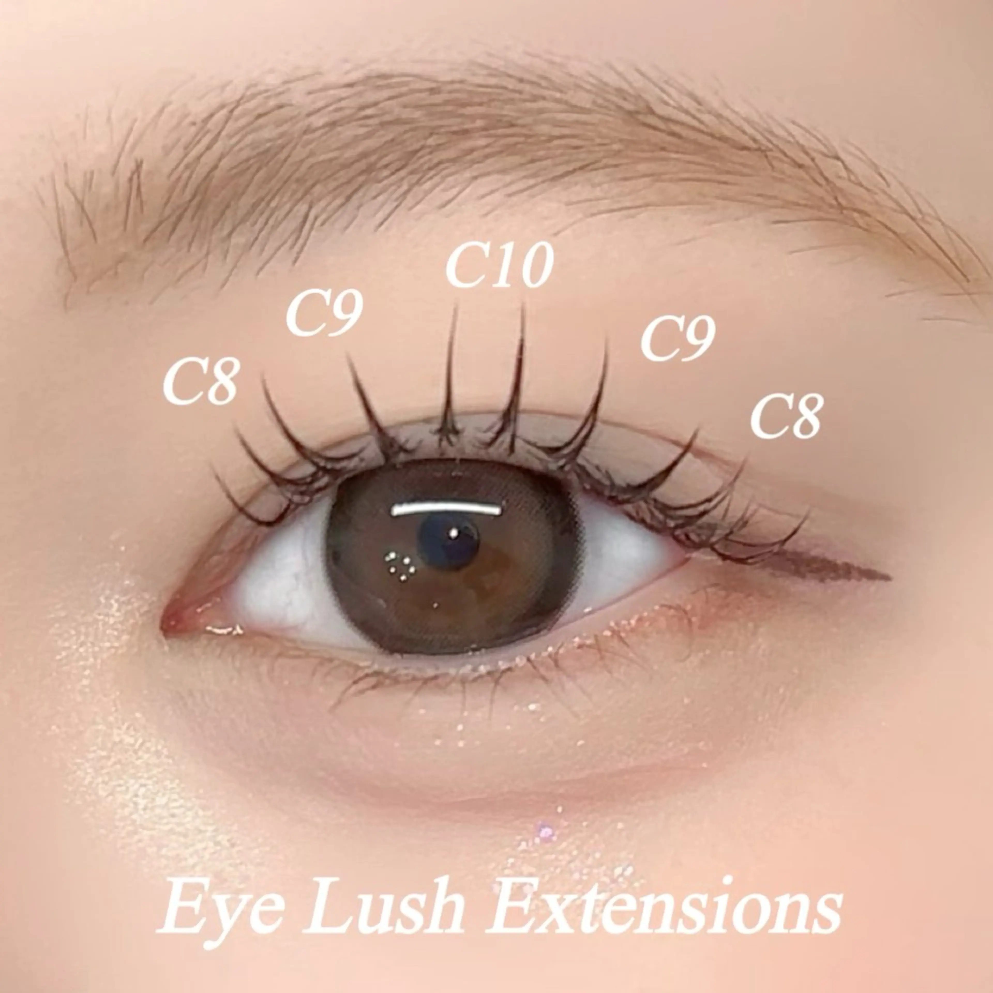 マツエク・マツパ 【Lian】 らん🦋のマツエク・マツパデザイン