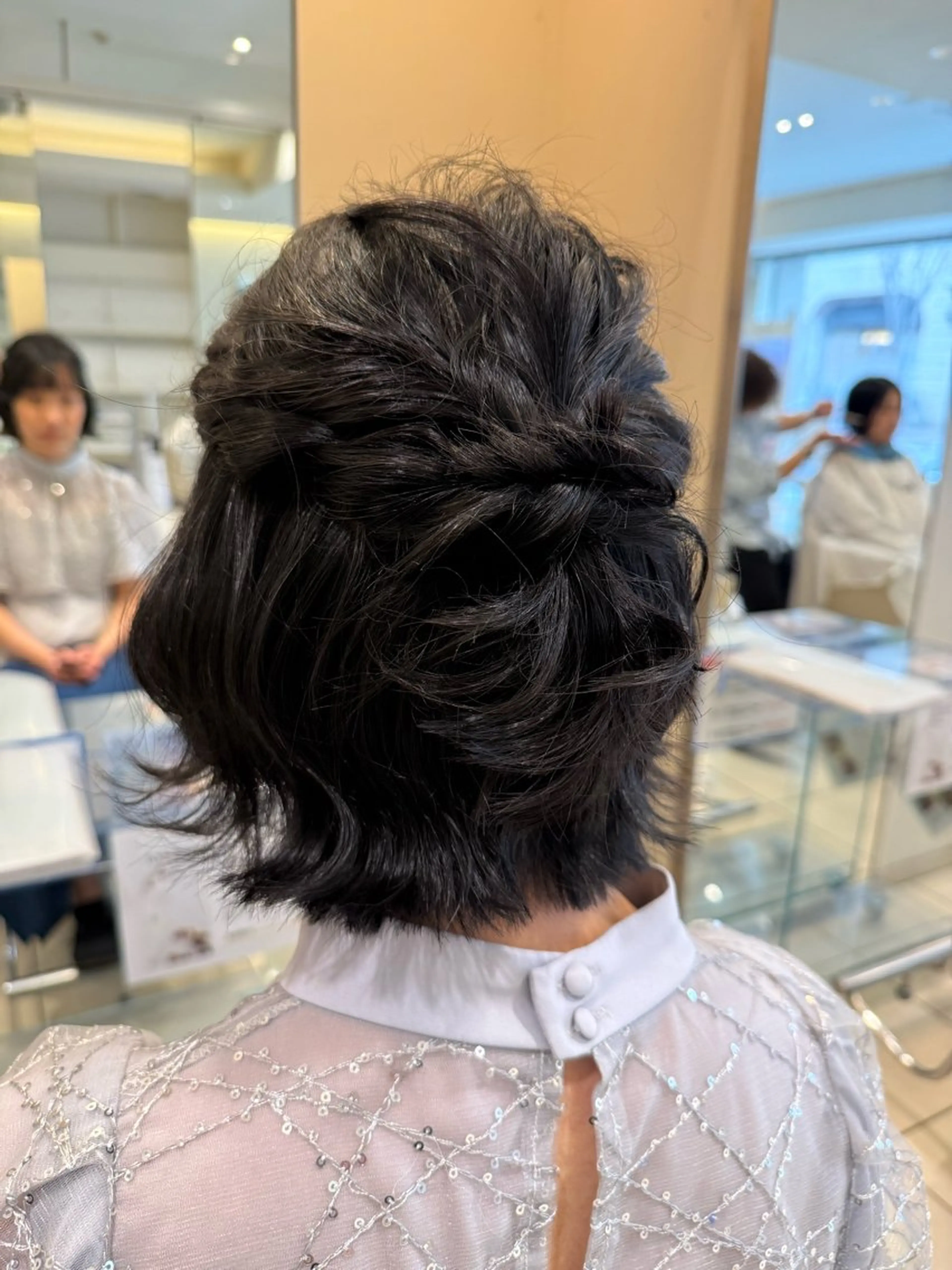 結婚式🤵‍♀️パーティー🎉ヘアセット🩷✨の写真