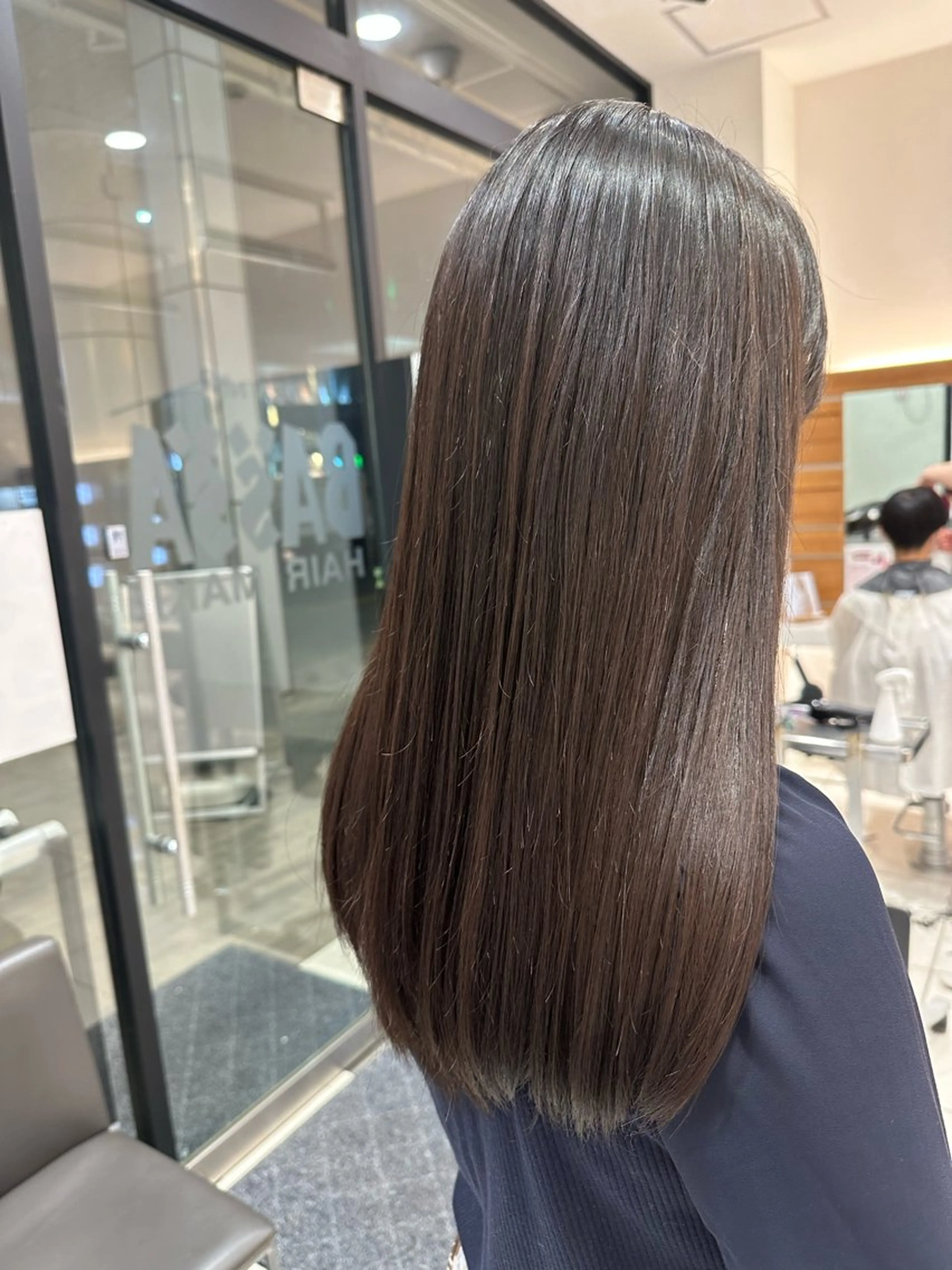 ロング ヘアカラー Moka モデル募集のヘアスタイル