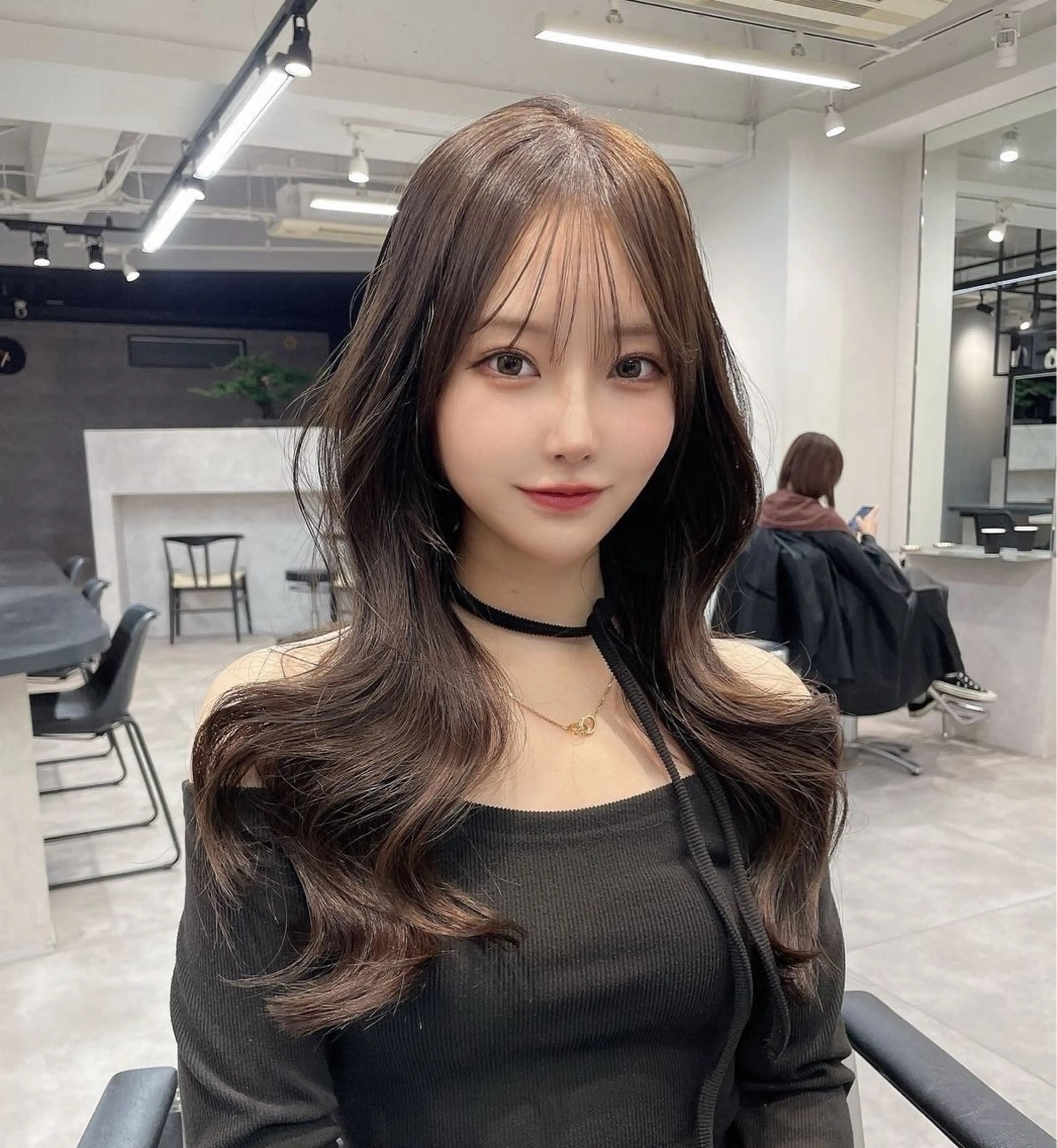 ロング カラー ヘアカラー トリートメント ✨美髪矯正✨髪質改善 ✨レイヤー✨大山　悠のヘアスタイル