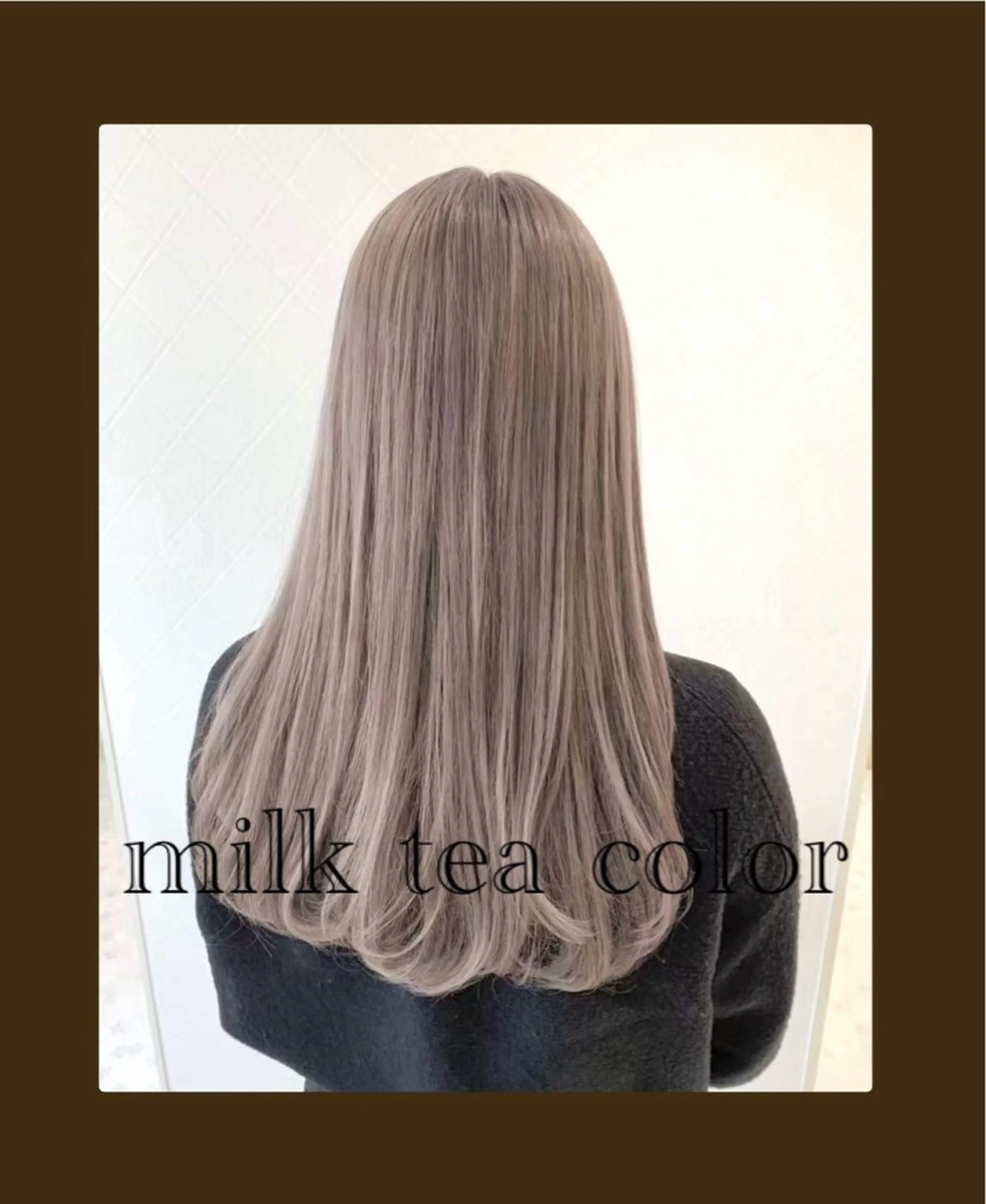 ロング カラー 切りっぱなしボブ ベージュカラー 黒髪 ブリーチ ブルーカラー 🥀透明感カラー/ 髪質改善🥀ユイキのヘアスタイル