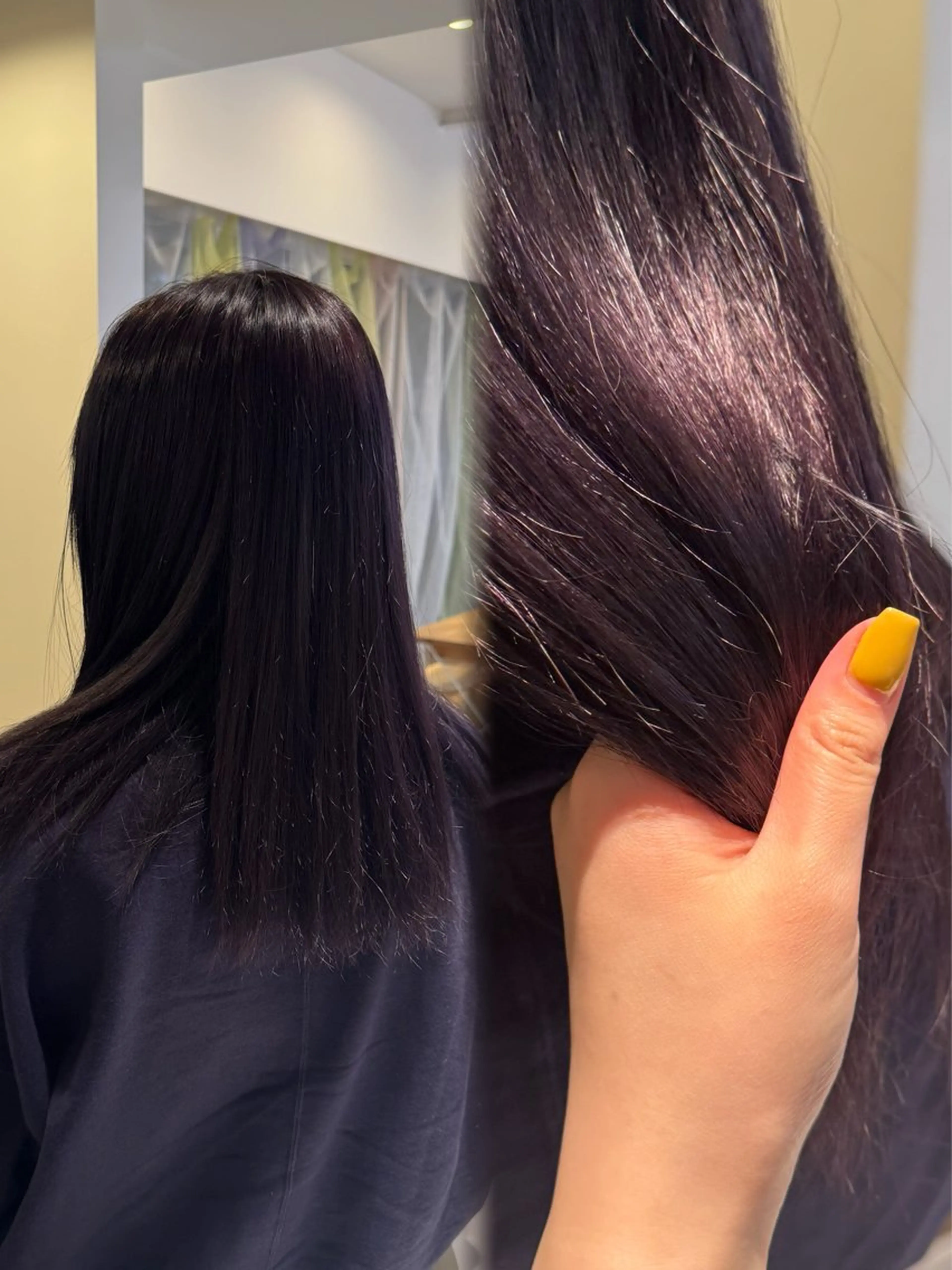 カラー ブリーチ ラベンダーカラー 【YARD.】橋本 稀乃のヘアスタイル