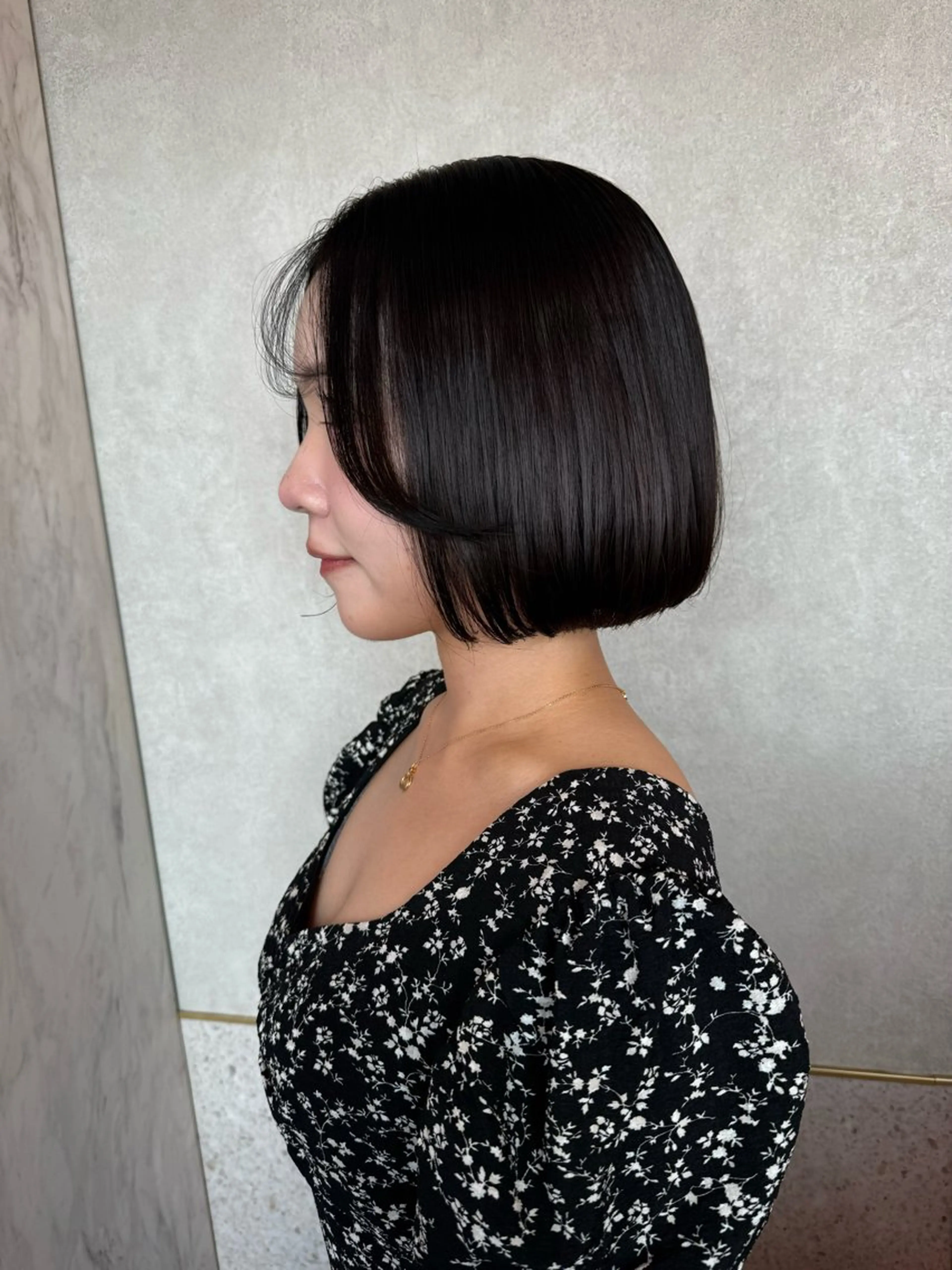 ショート ボブ 小顔カット カット ヘアカラー トリートメント 新宿/韓国ヘア/ 韓国ボブ/Mayuのヘアスタイル