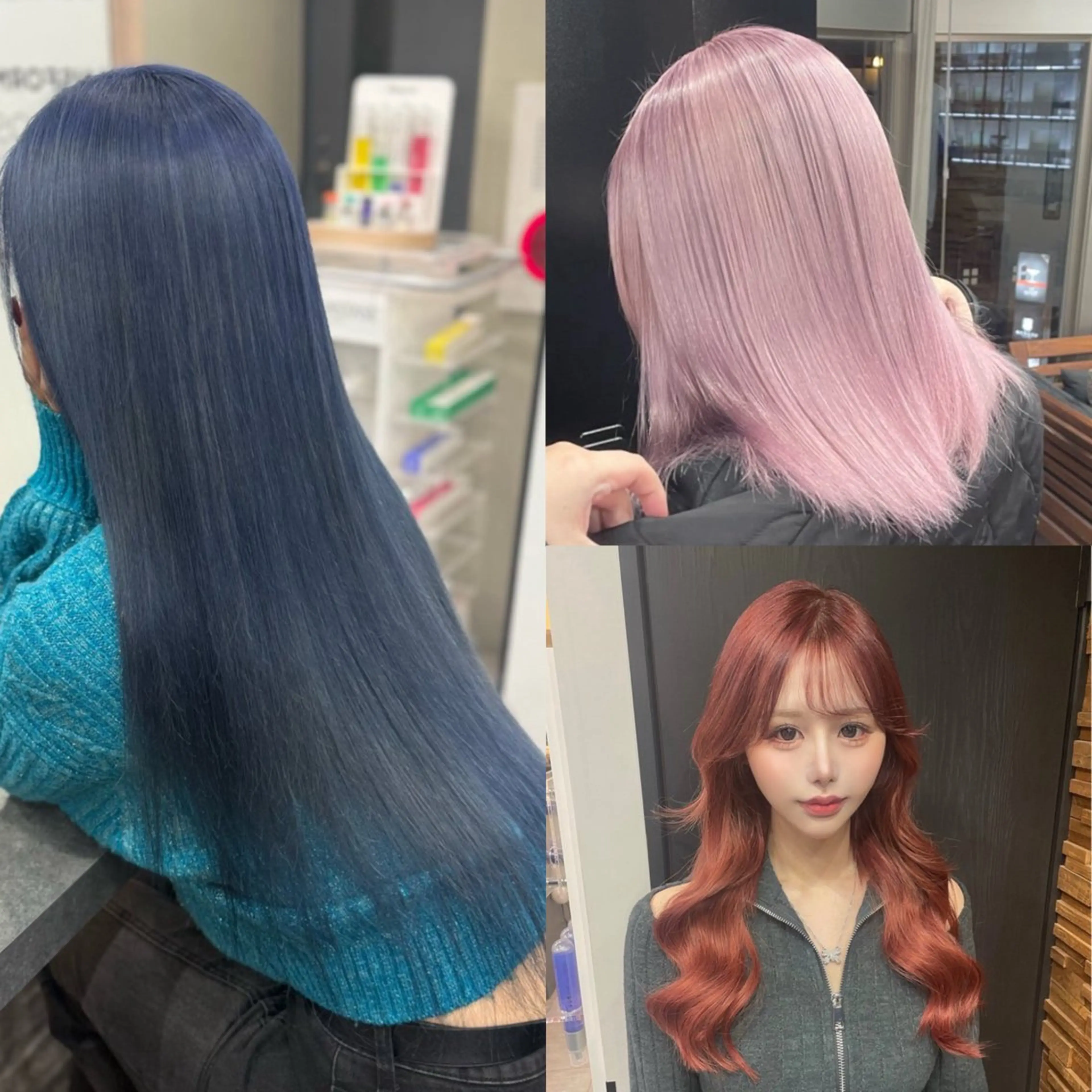 セミロング カット ヘアカラー エクステ 横浜/ケアブリーチ /人毛エクステのヘアスタイル