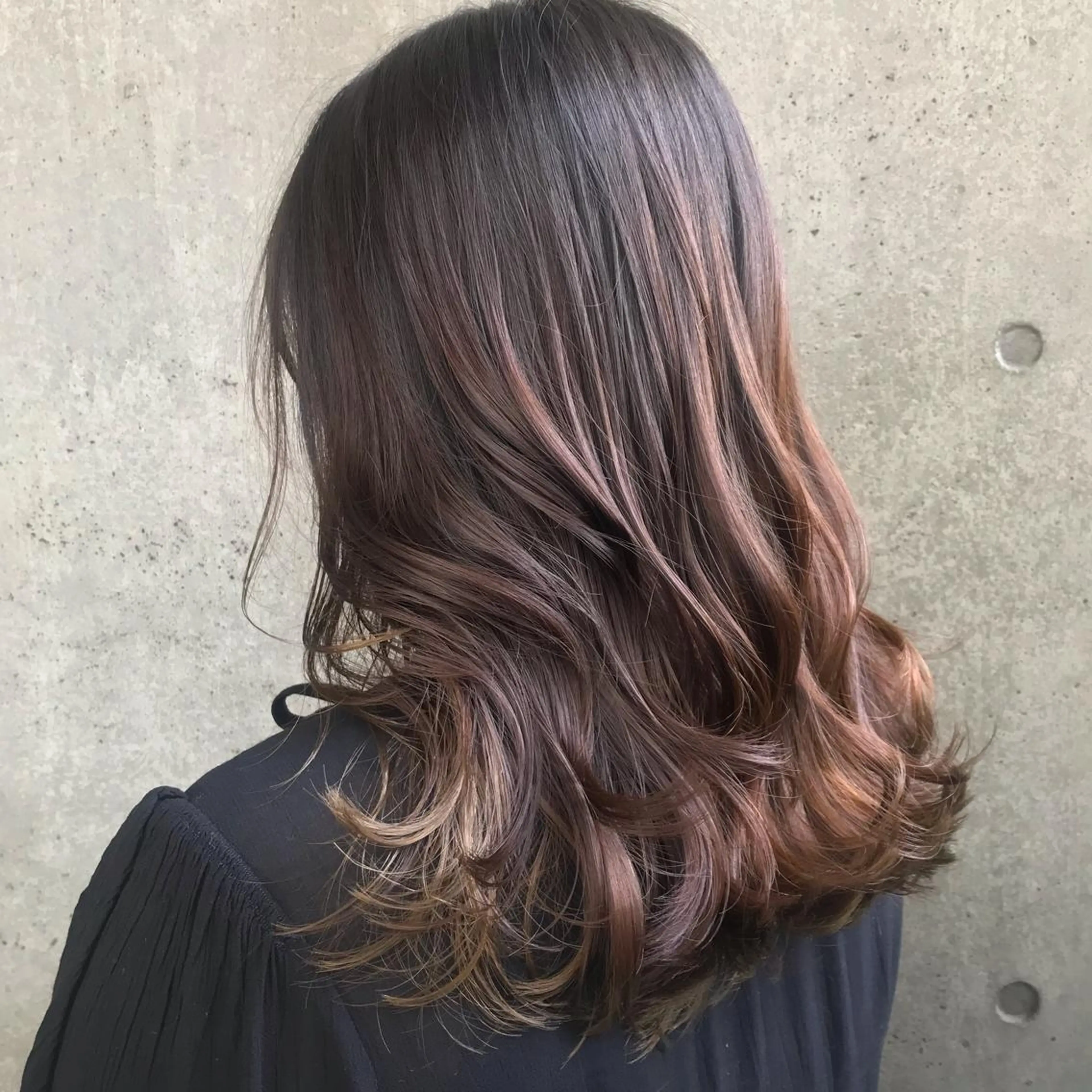 ミディアム もりたみかこ 美容師お休み中のヘアスタイル