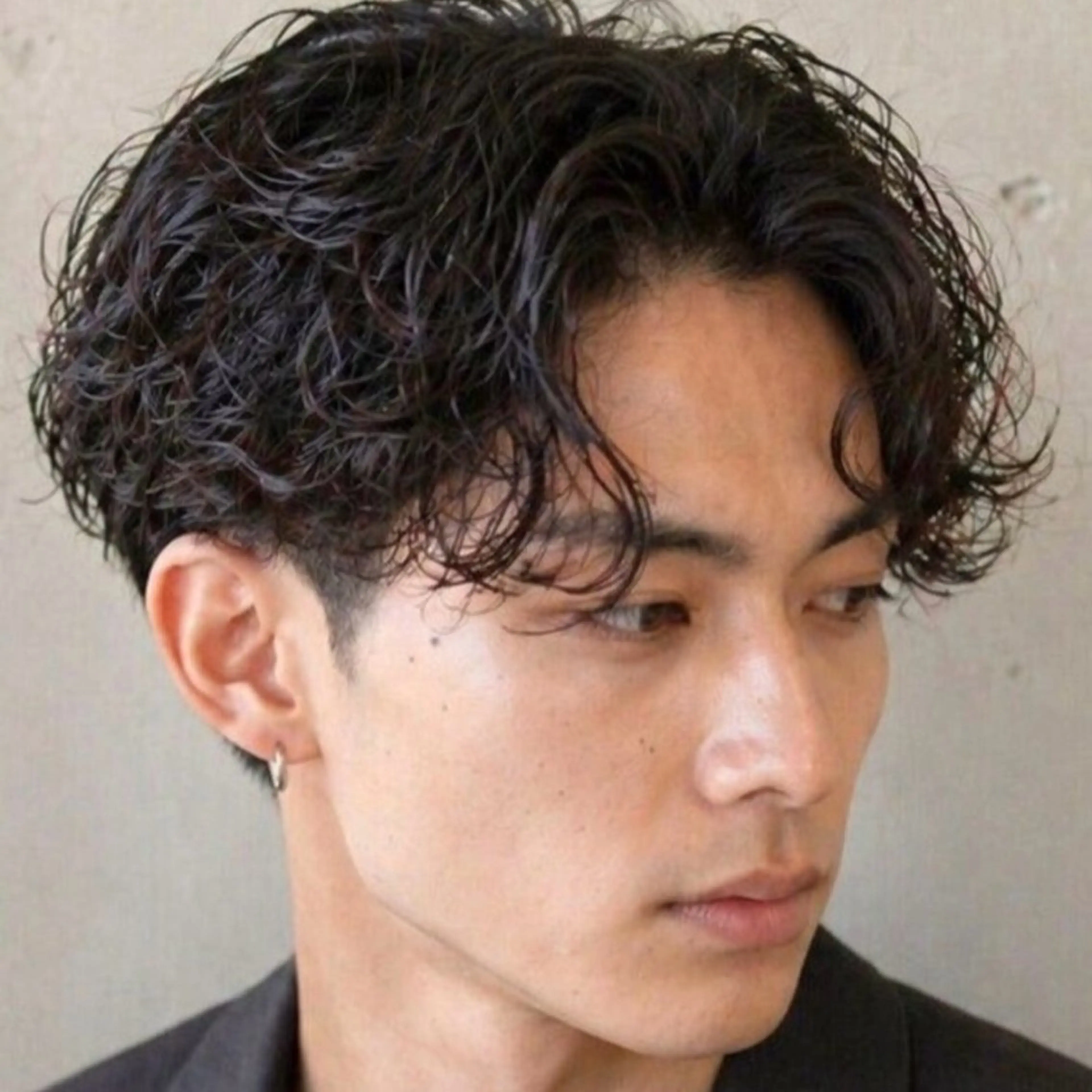 パーマ メンズ メンズパーマ カット パーマ 安部 真弘のヘアスタイル