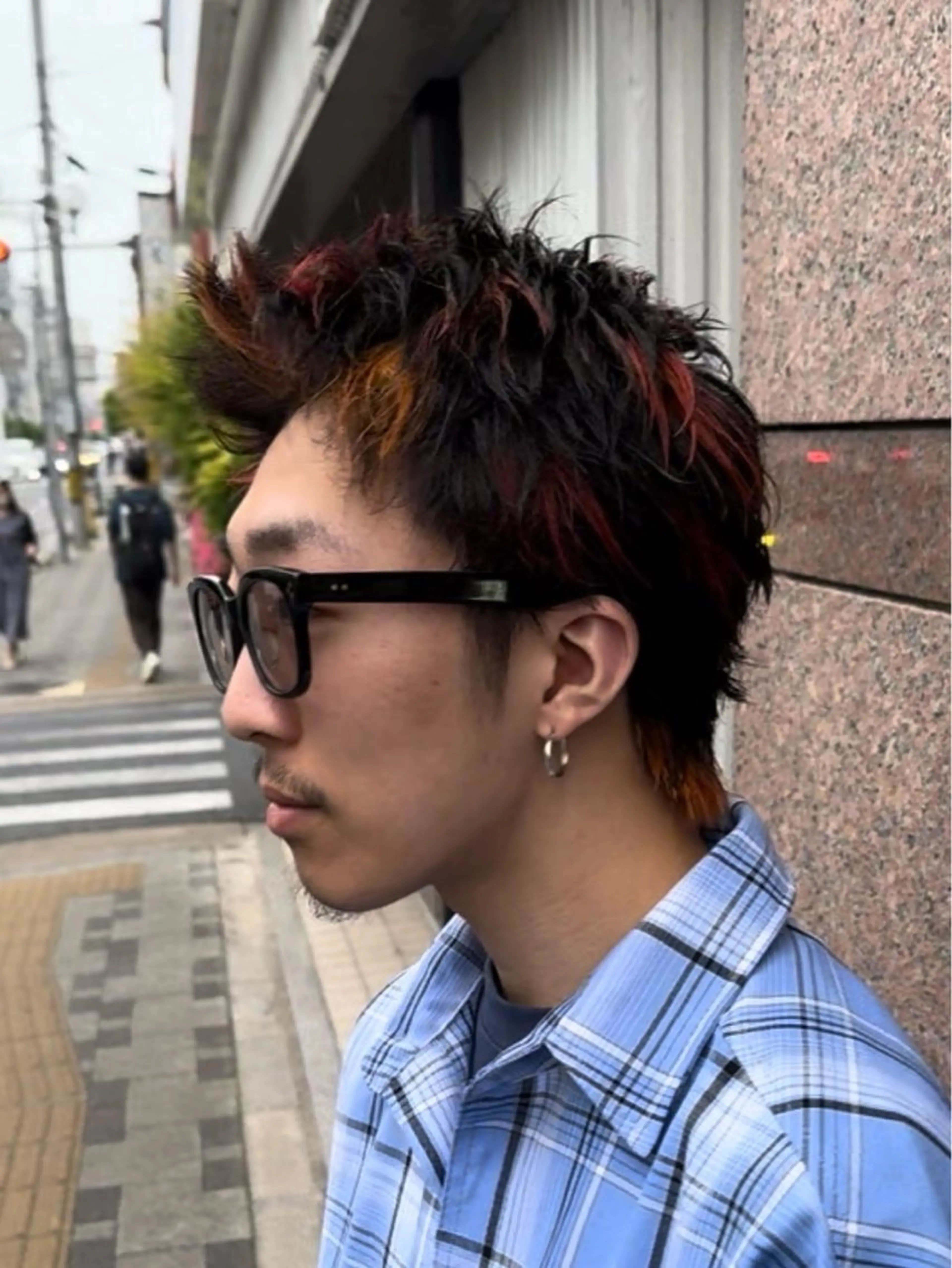 メンズ カット ヘアカラー ニュアンス/シャドウ /韓国系/梅田茶屋町のヘアスタイル