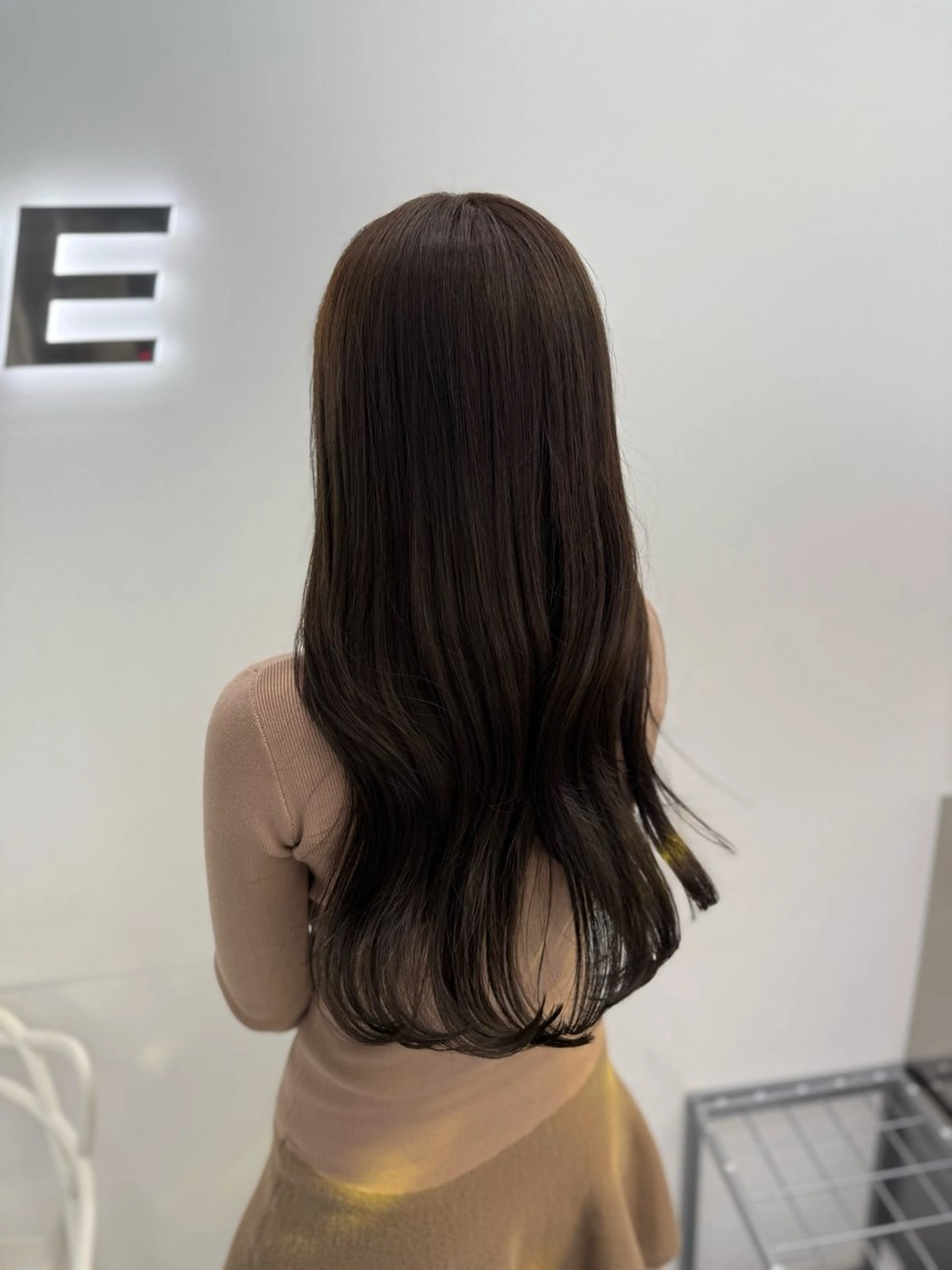 ロング カラー 中韓レイヤー/ ブラウン🤎はやとのヘアスタイル