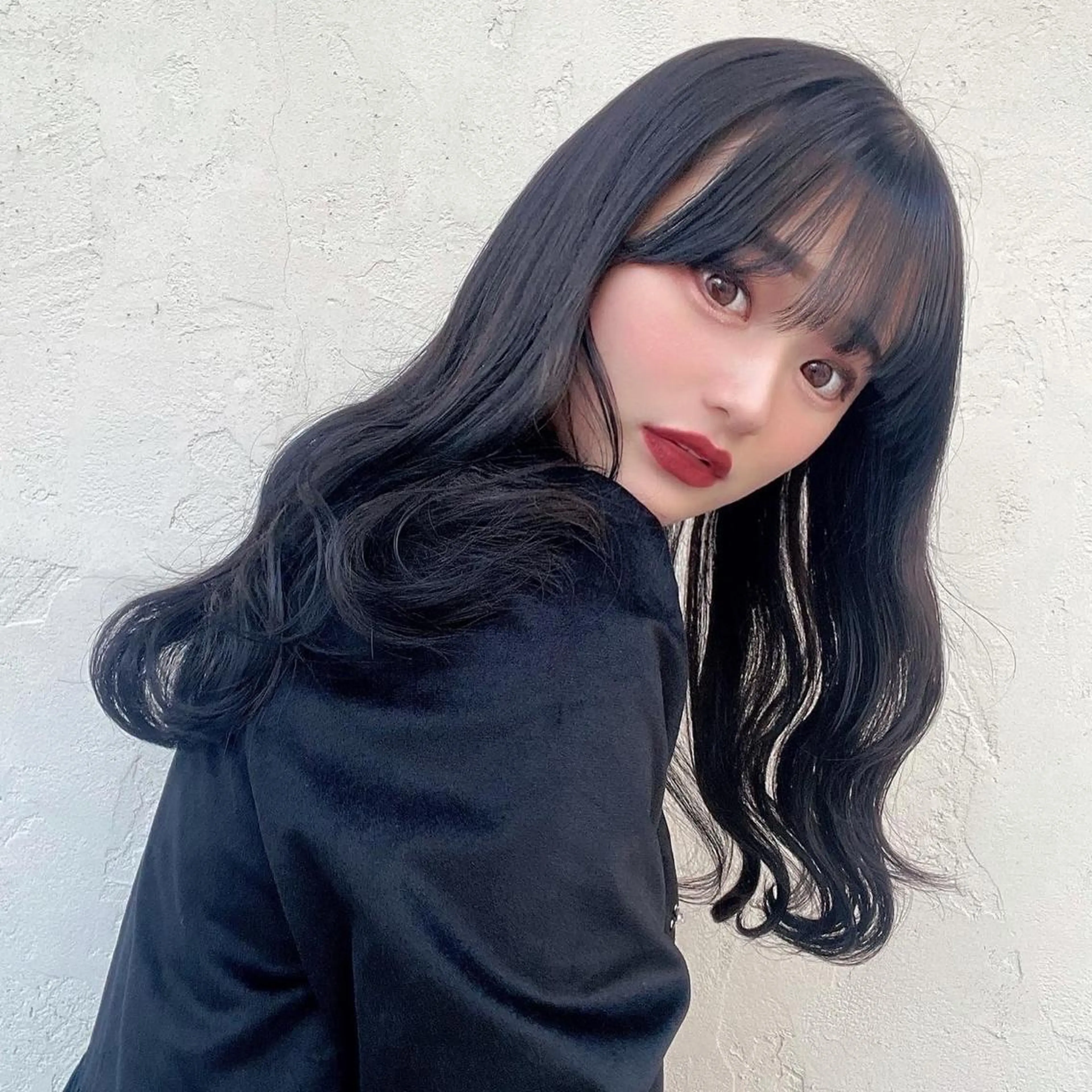 セミロング カラー 顔周りカット 【オノザワリョウ】のヘアスタイル