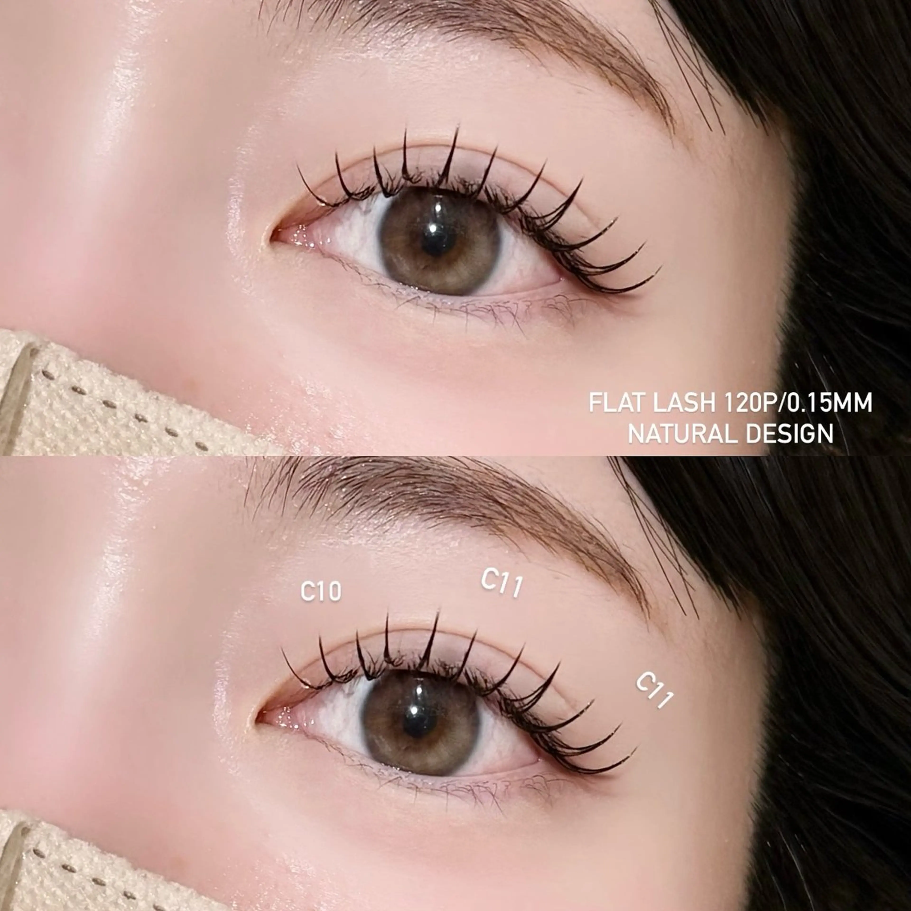 マツエク・マツパ フラットラッシュ ナチュラル マツエク MANA EYELASH STUDIO所属・kanoha/まつパ /マツエク/心斎橋のマツエク・マツパデザイン