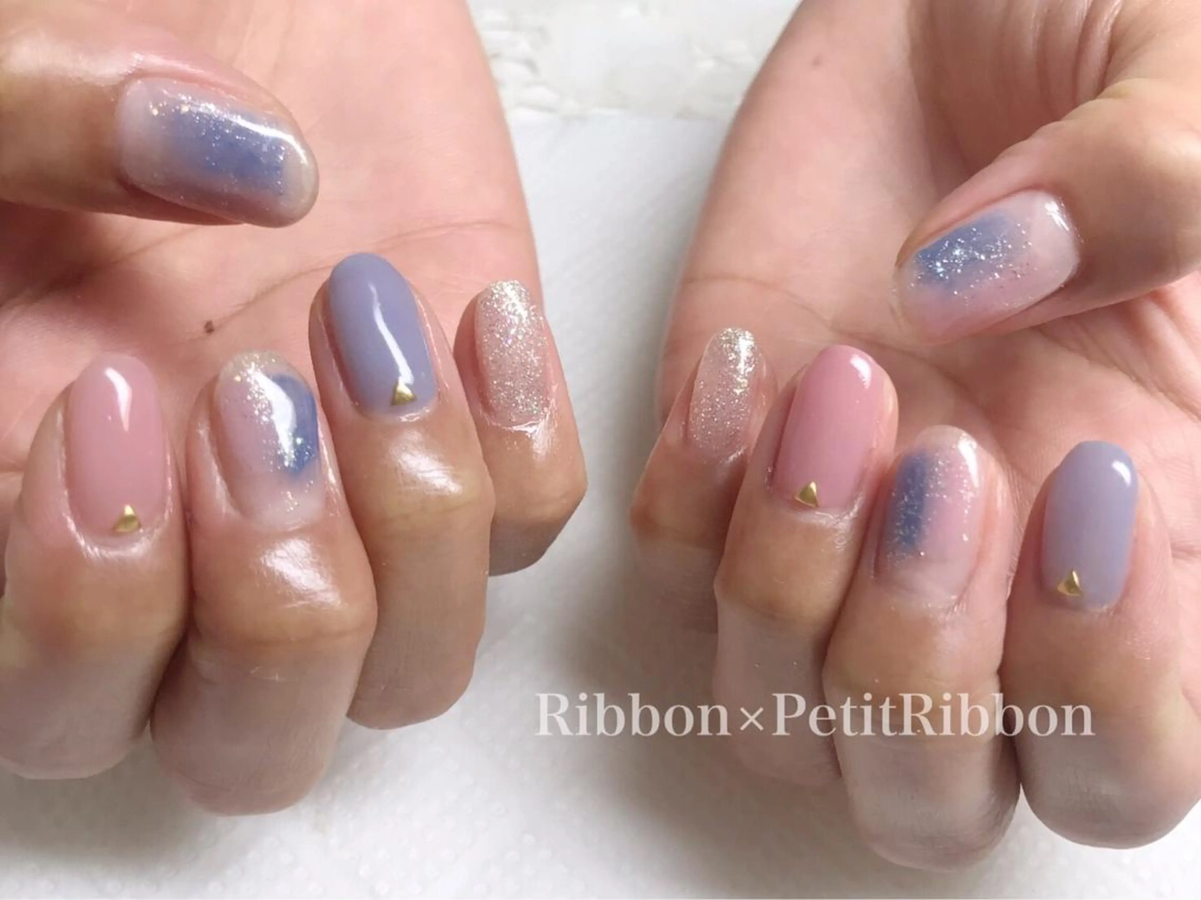 ネイル トップネイリスト Ribbon立川店のネイルデザイン