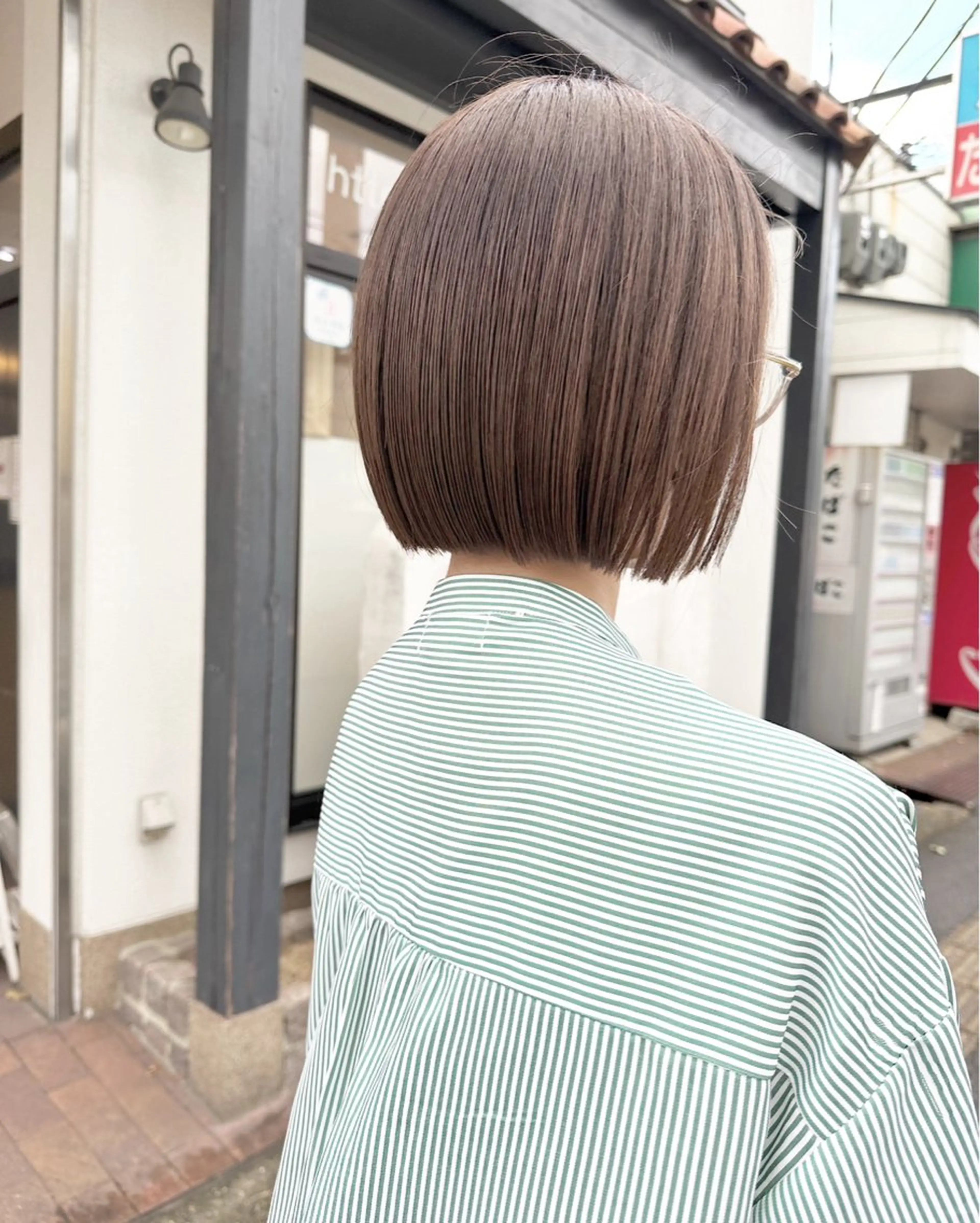 ショート カット 縮毛矯正 小島 寧心のヘアスタイル