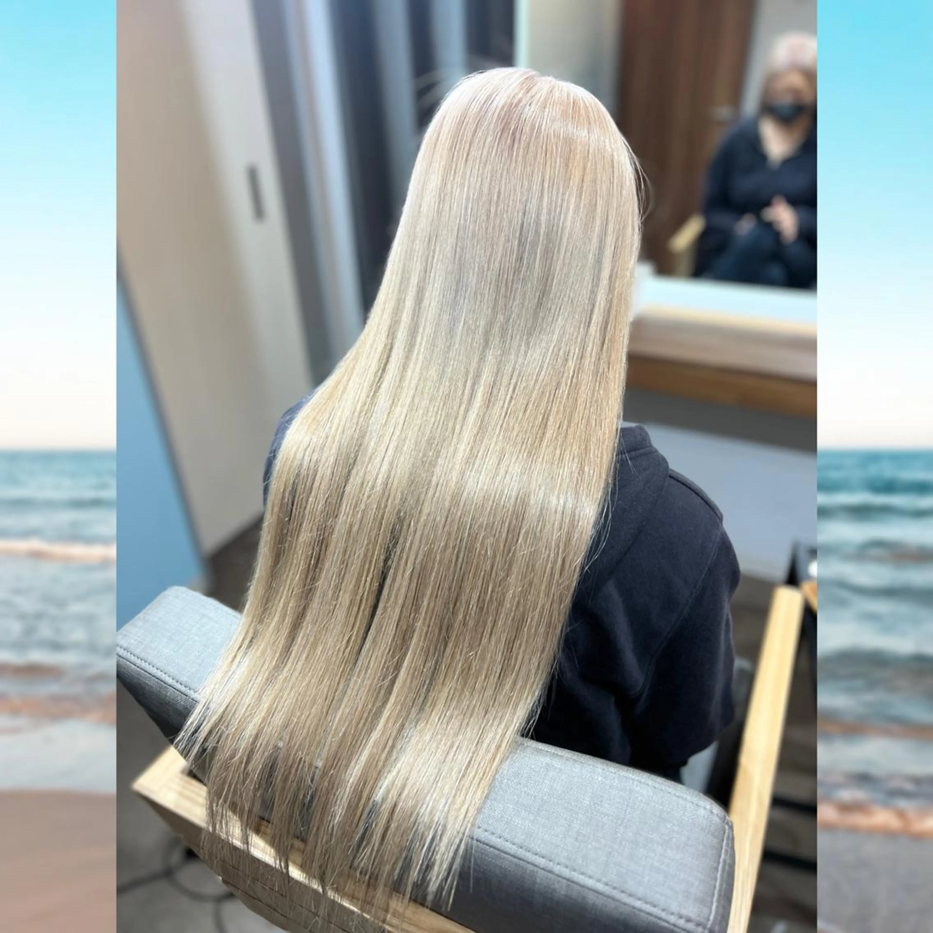 ロング 韓国ヘア❌艶髪🫧羽 🪽エク人気No1◎のヘアスタイル