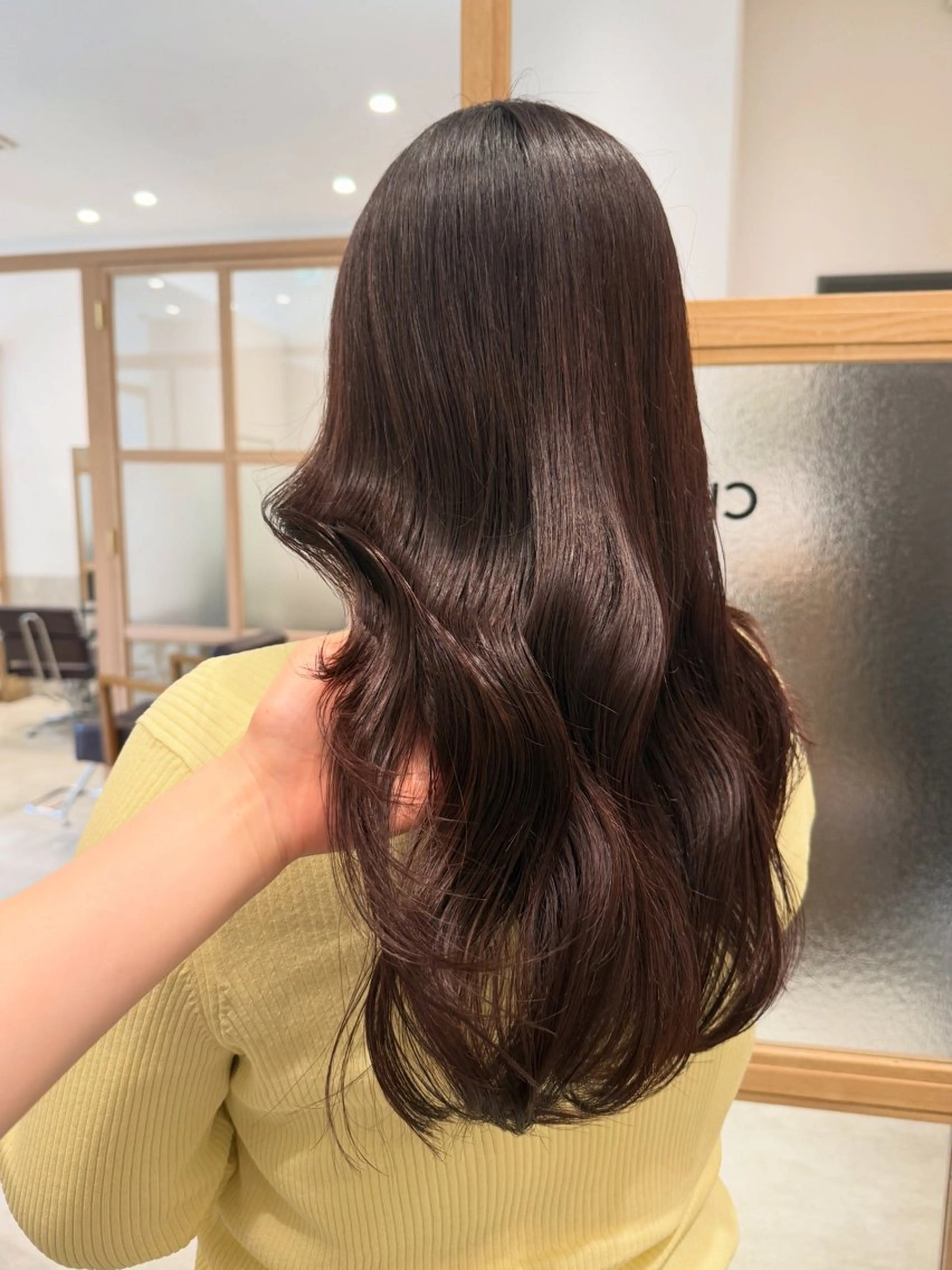 ロング カット ヘアカラー トリートメント 𓍯柔らかhair 𓍯 yukinoのヘアスタイル