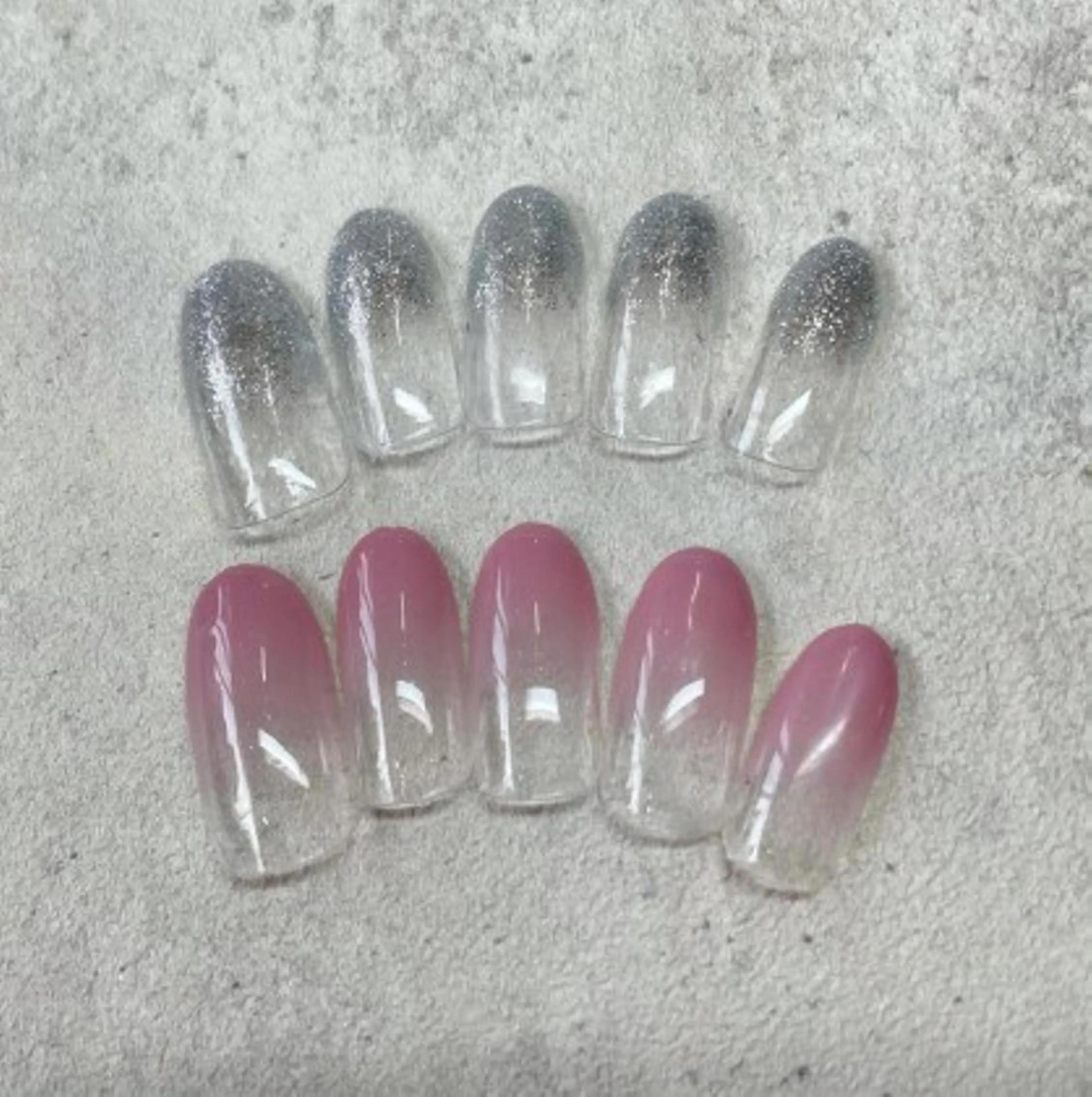 【ハンドジェル】グラデーションネイル(ソフトジェルオフ、ウォーターケア、パラ込み♪)¥6,050→¥4,950の写真