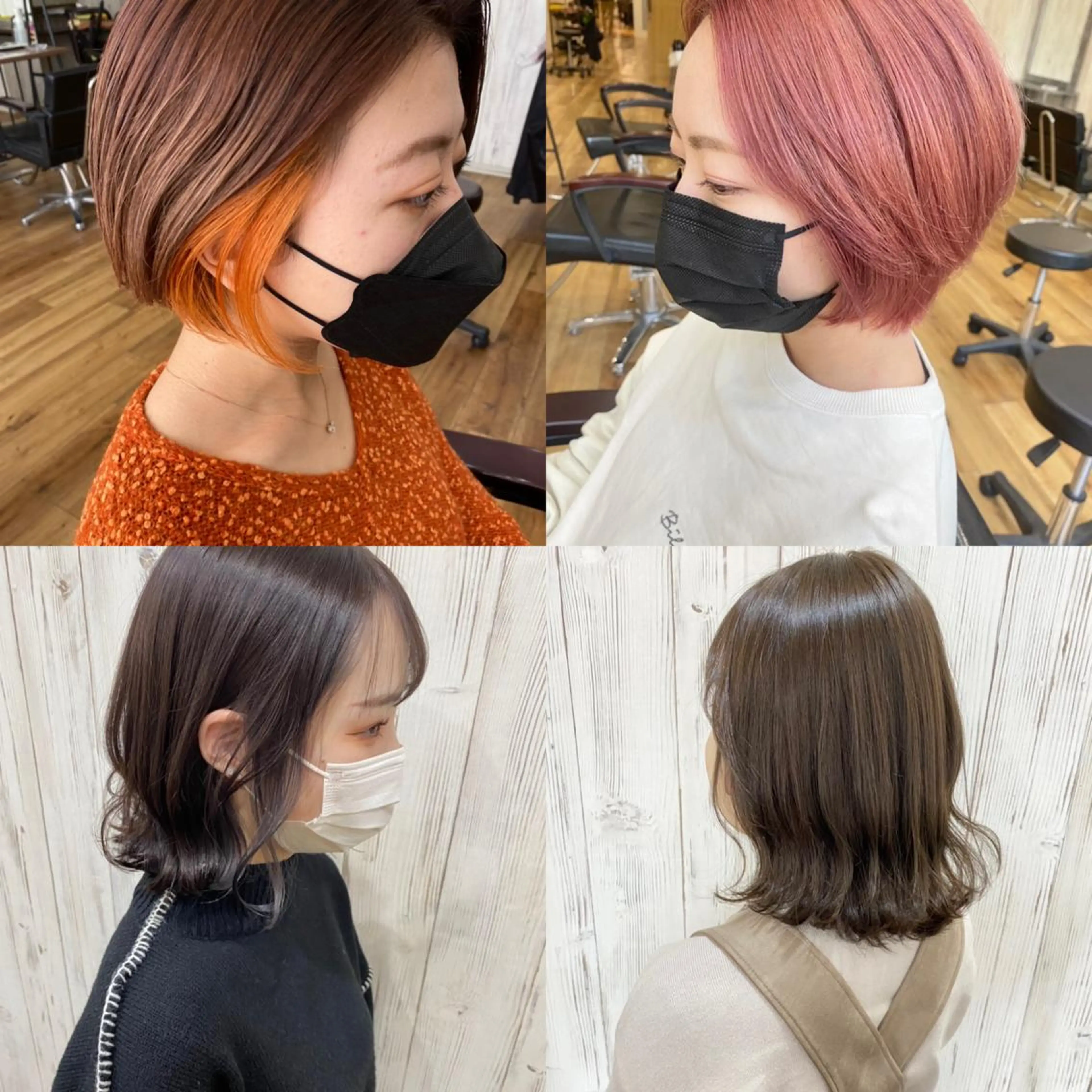 ショート カラー アディクシーカラー ブリーチ 透明感カラー エドルカラー ハイライトカラー reverie【レヴリー】所属・夜23時まで予約🉑 reverieあきらのヘアスタイル