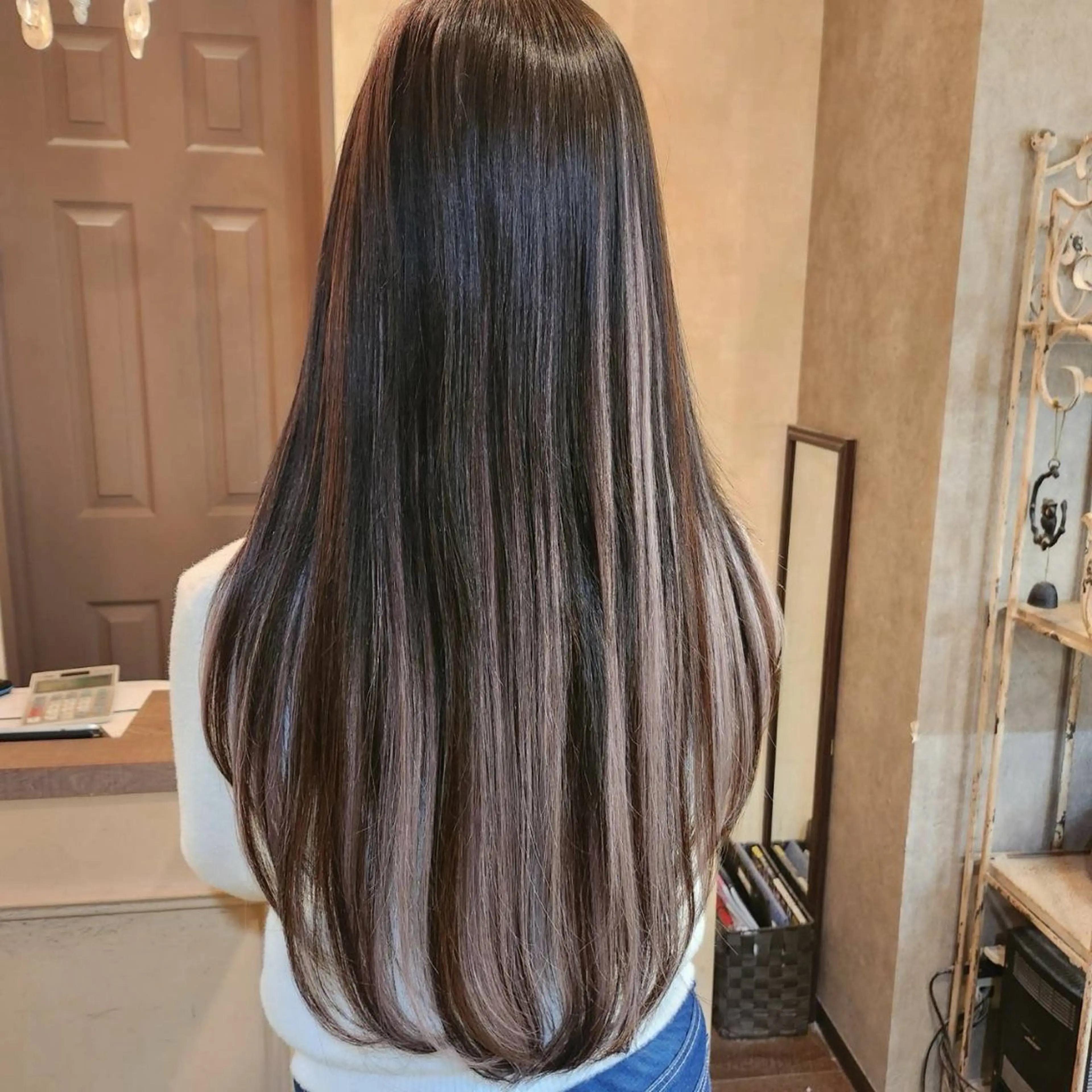 ロング ヘアアレンジ シールエクステ エクステ ロング カット エクステ MagicMush ✴︎シールエクステのヘアスタイル