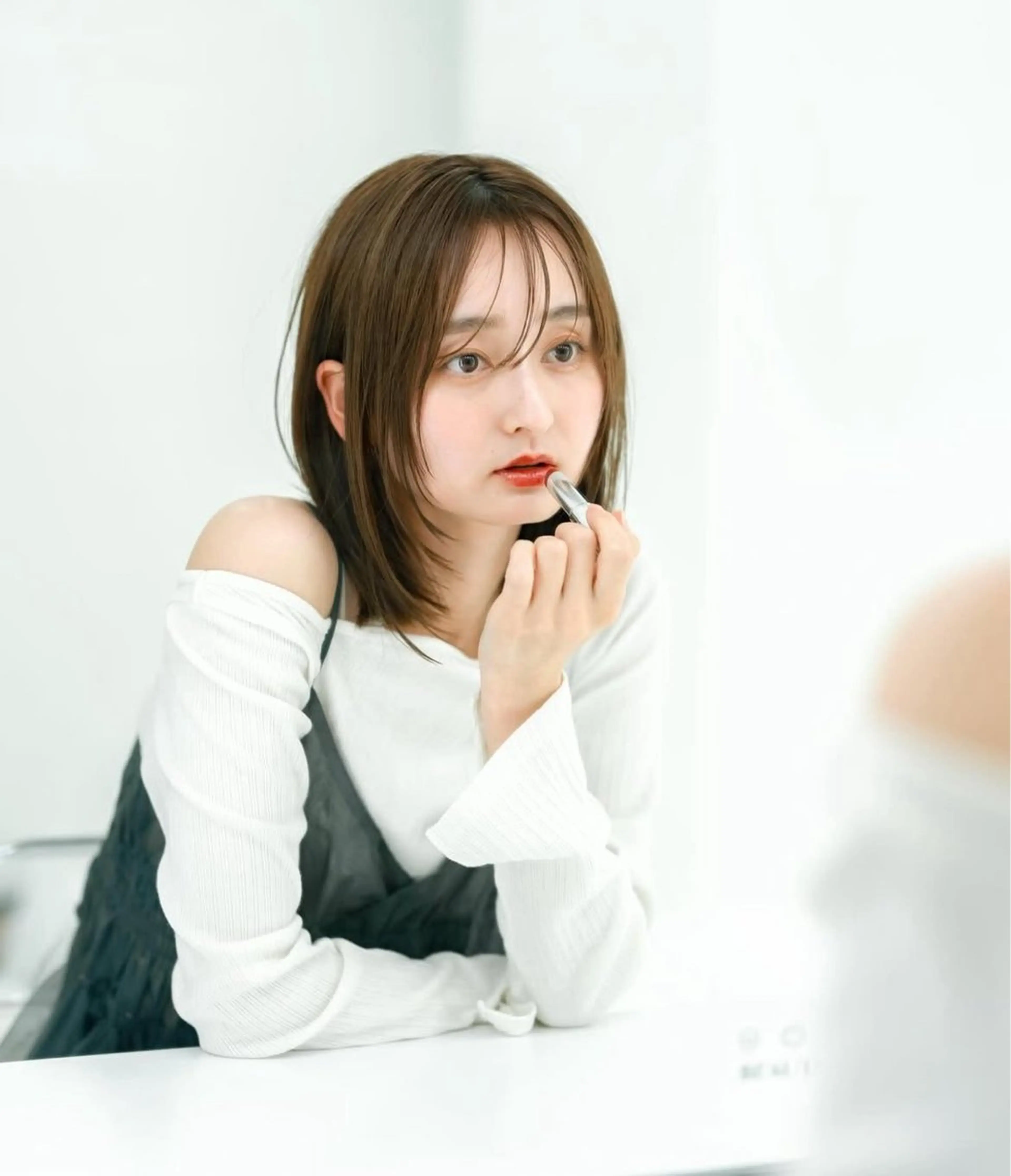 ミディアム ✂ショートボブ専門 津川里緒✨️のヘアスタイル