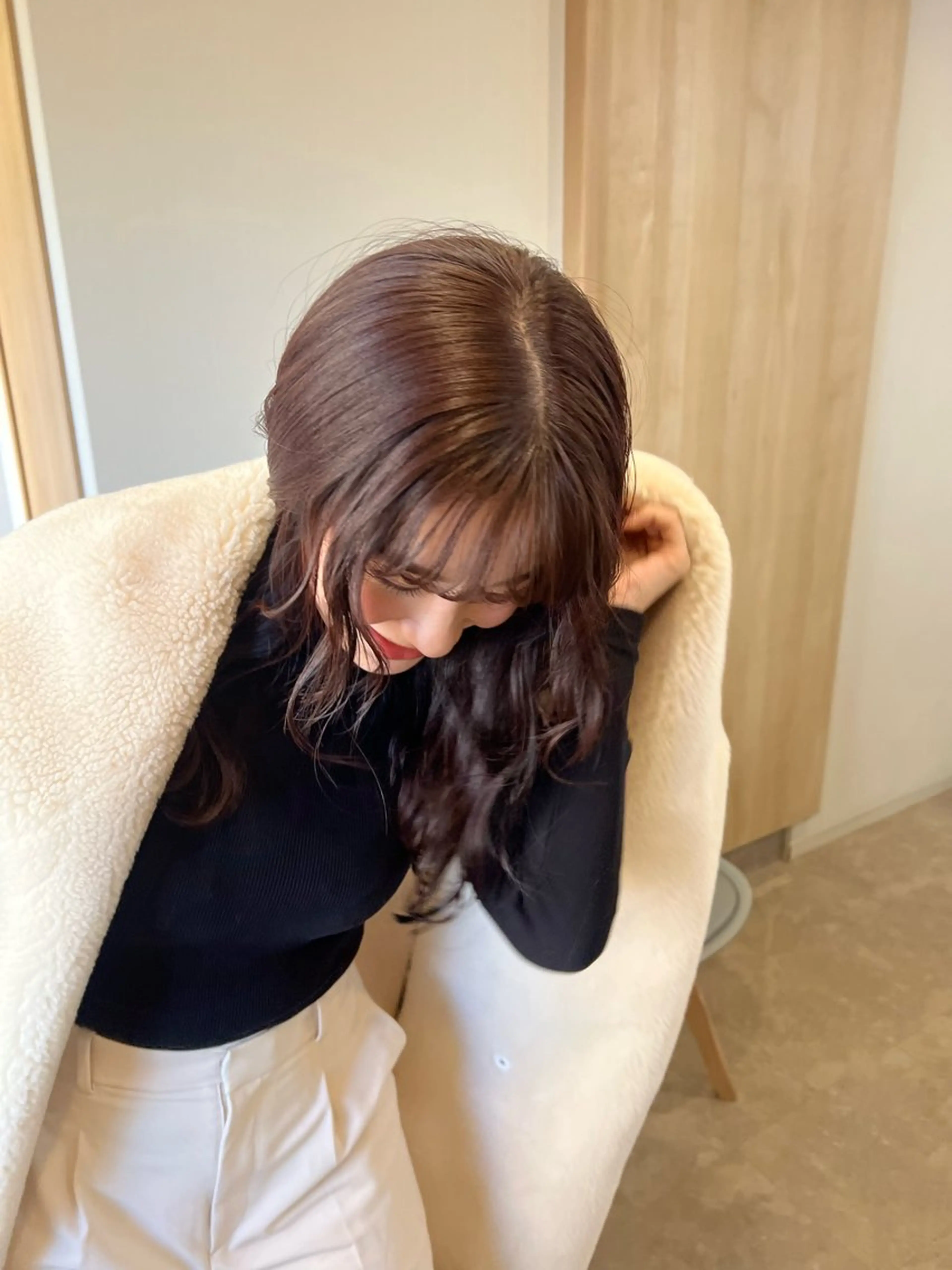 ロング カラー カット ヘアカラー トリートメント トレンドと似合わせ/ マンツーマン/西上楓のヘアスタイル