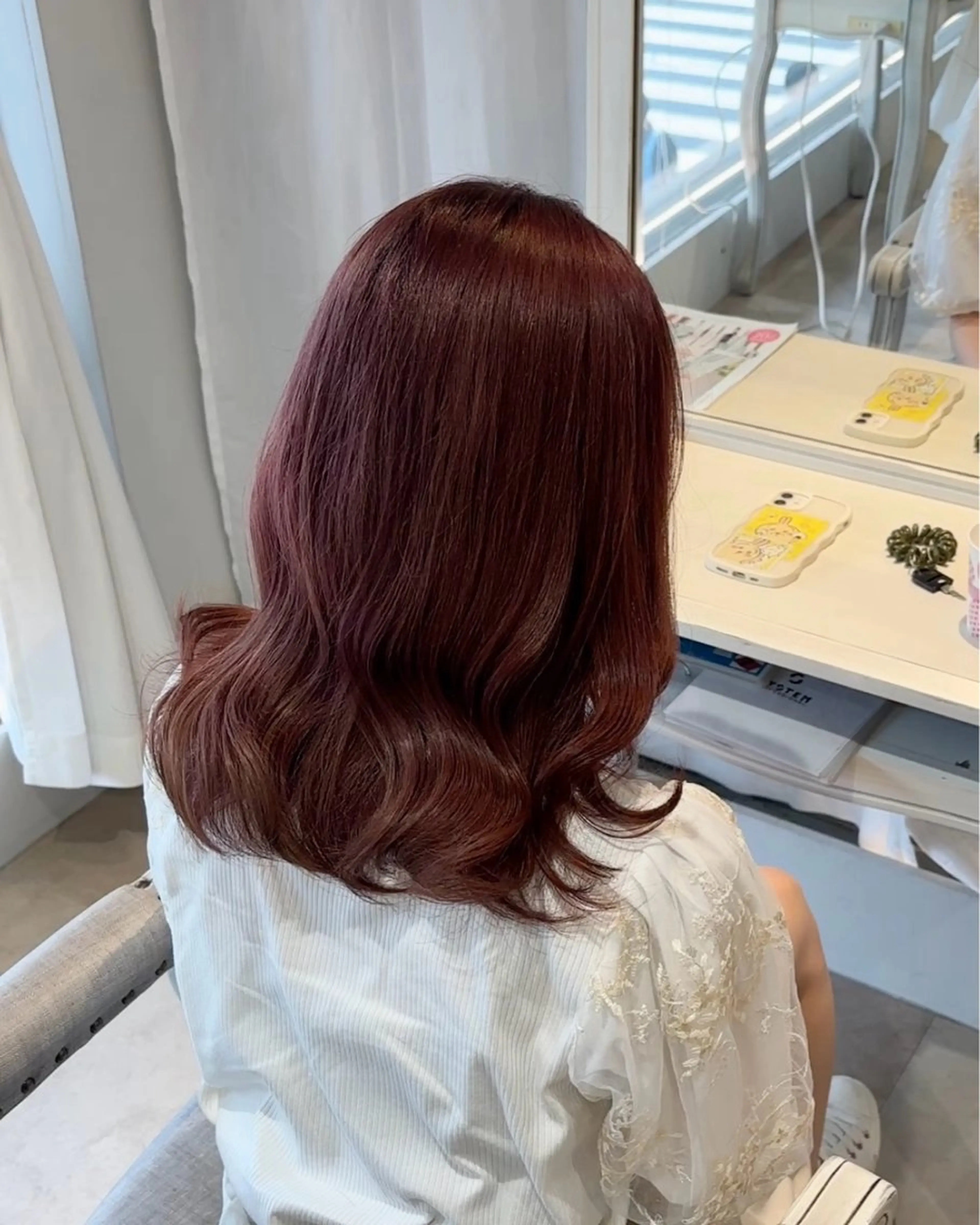 セミロング カラー CreBiA🎀 ayaのマツエク・マツパデザイン