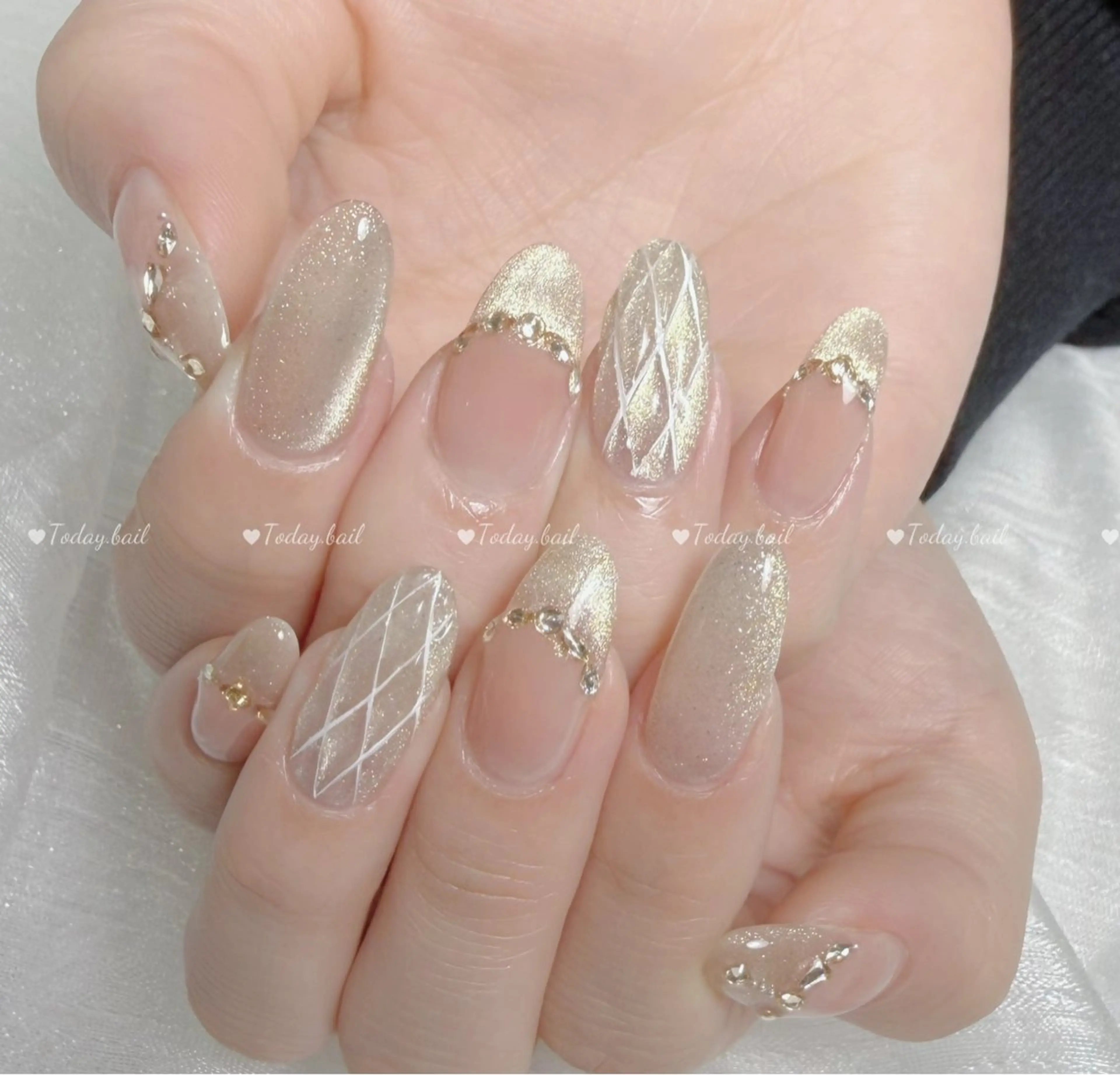 ネイル ハンドネイル 🎀Today nail💅のネイルデザイン