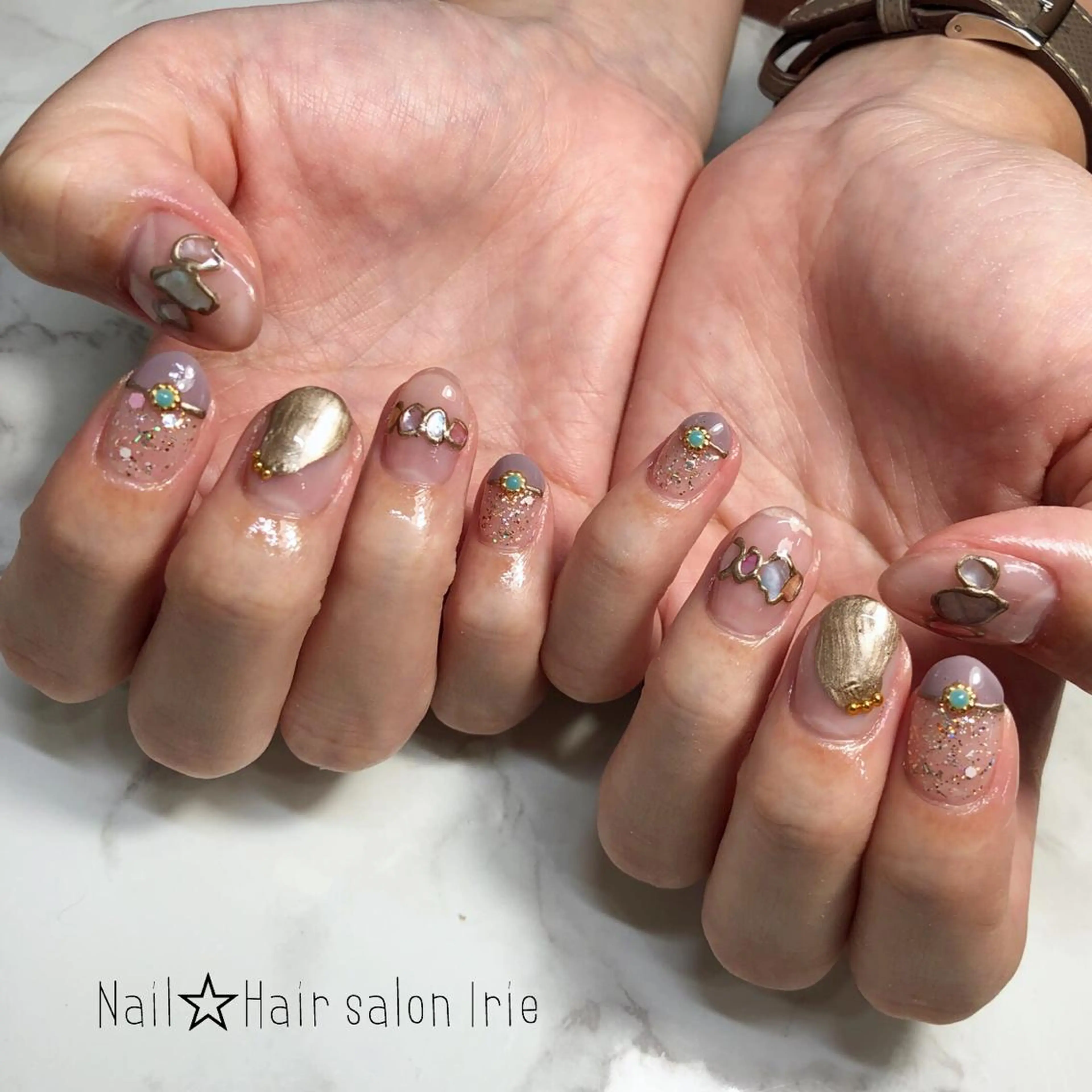 ネイル Hair salon Irie所属・與儀 知佳のネイルデザイン