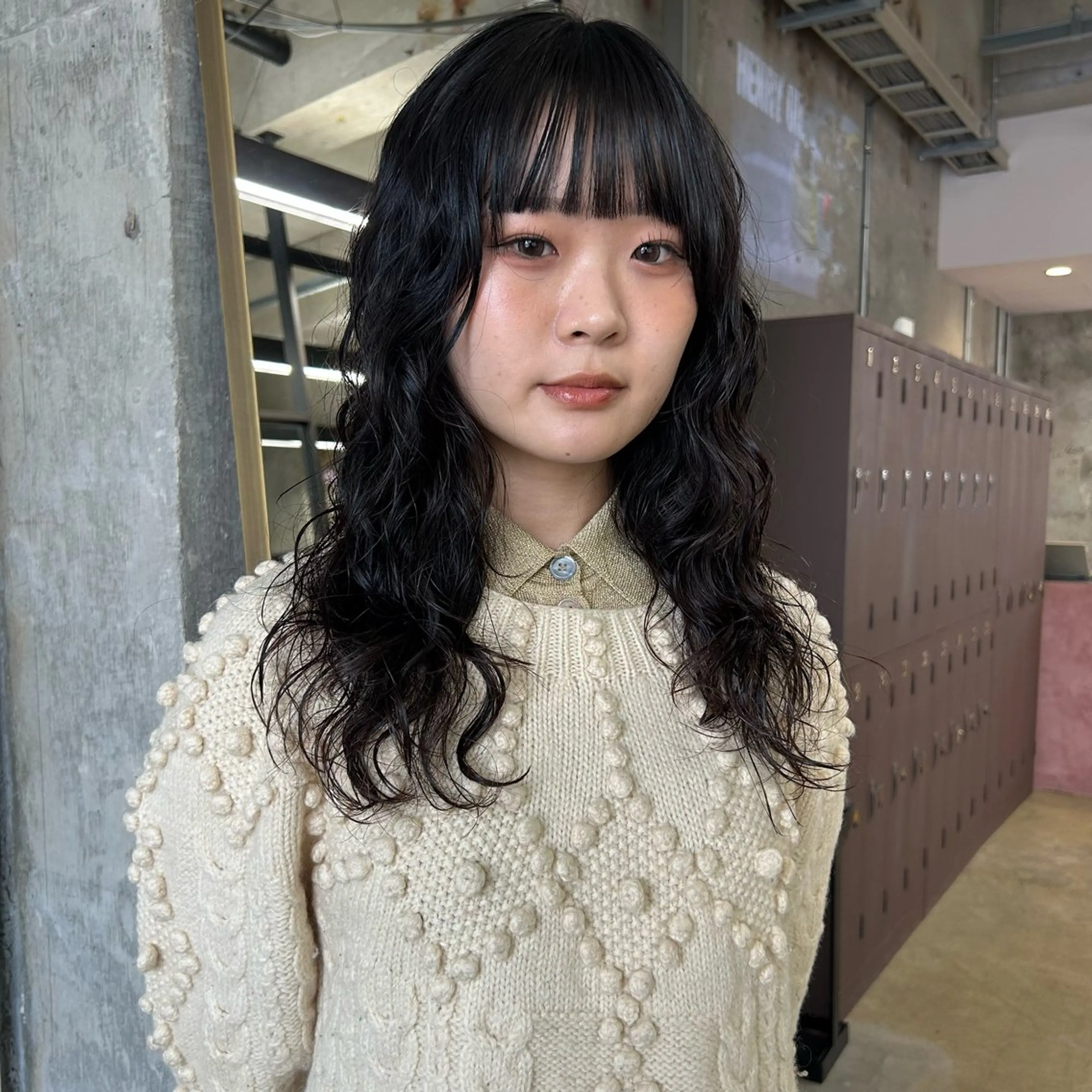 ロング レイヤーカット カット パーマ 伊藤ほのか/パーマ /酸性ストレートのヘアスタイル