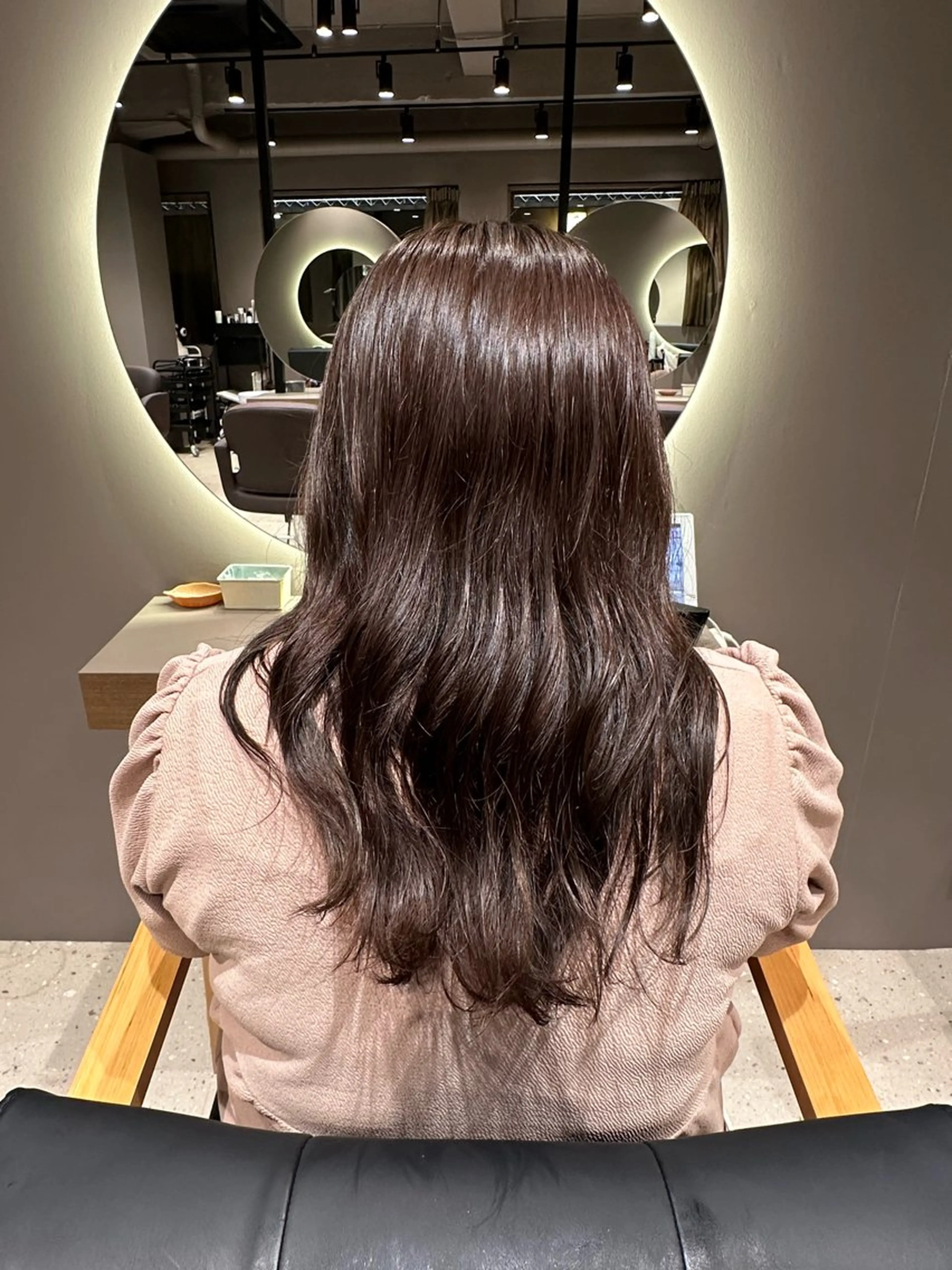 セミロング ヘアカラー トリートメント 🖤ྀི渡邉 あみか🖤ᩚのヘアスタイル