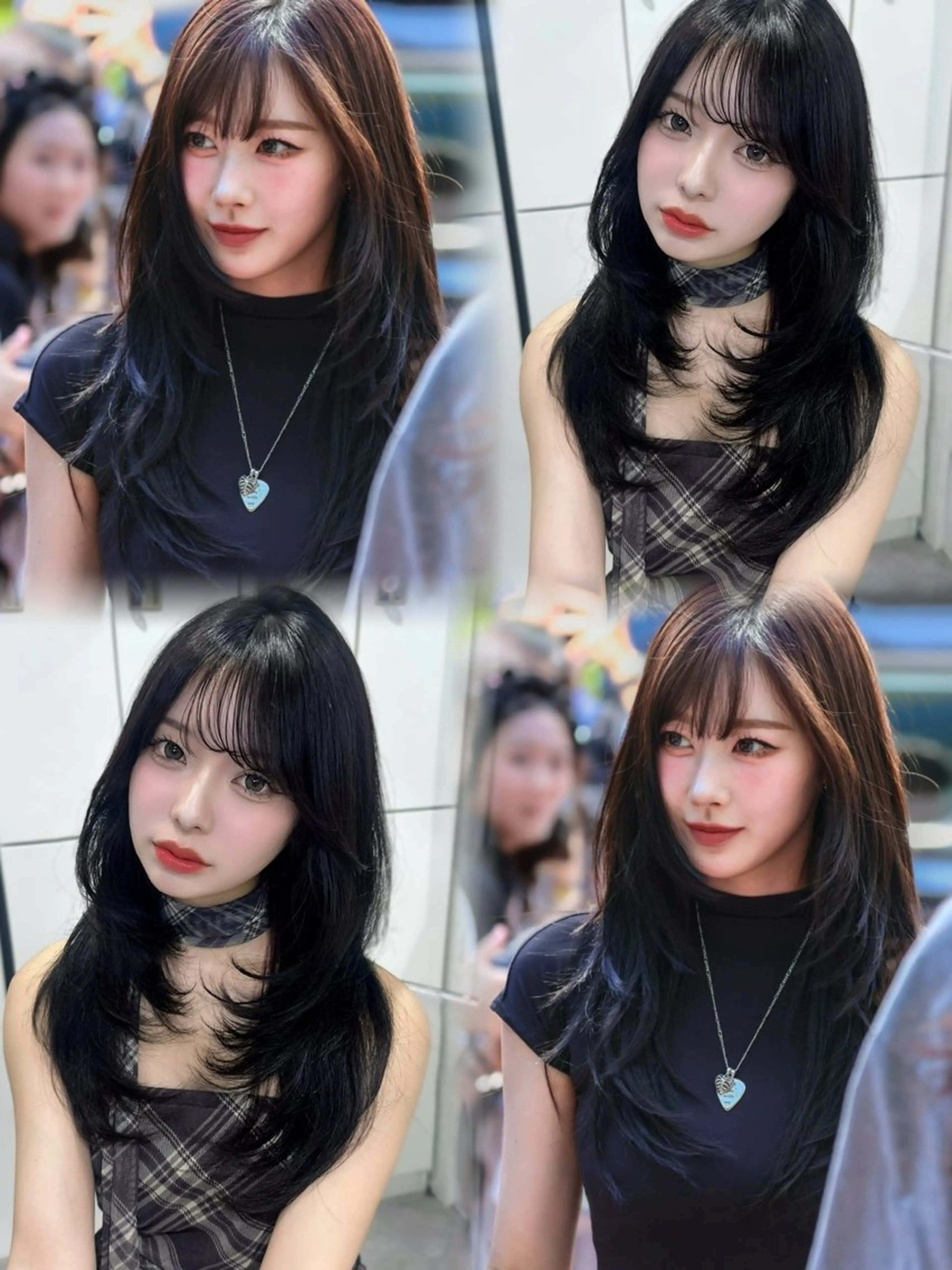 セミロング ヘアアレンジ ヘアセット 渋谷韓国レイヤー /SAYAKA🩶ᩚのヘアスタイル