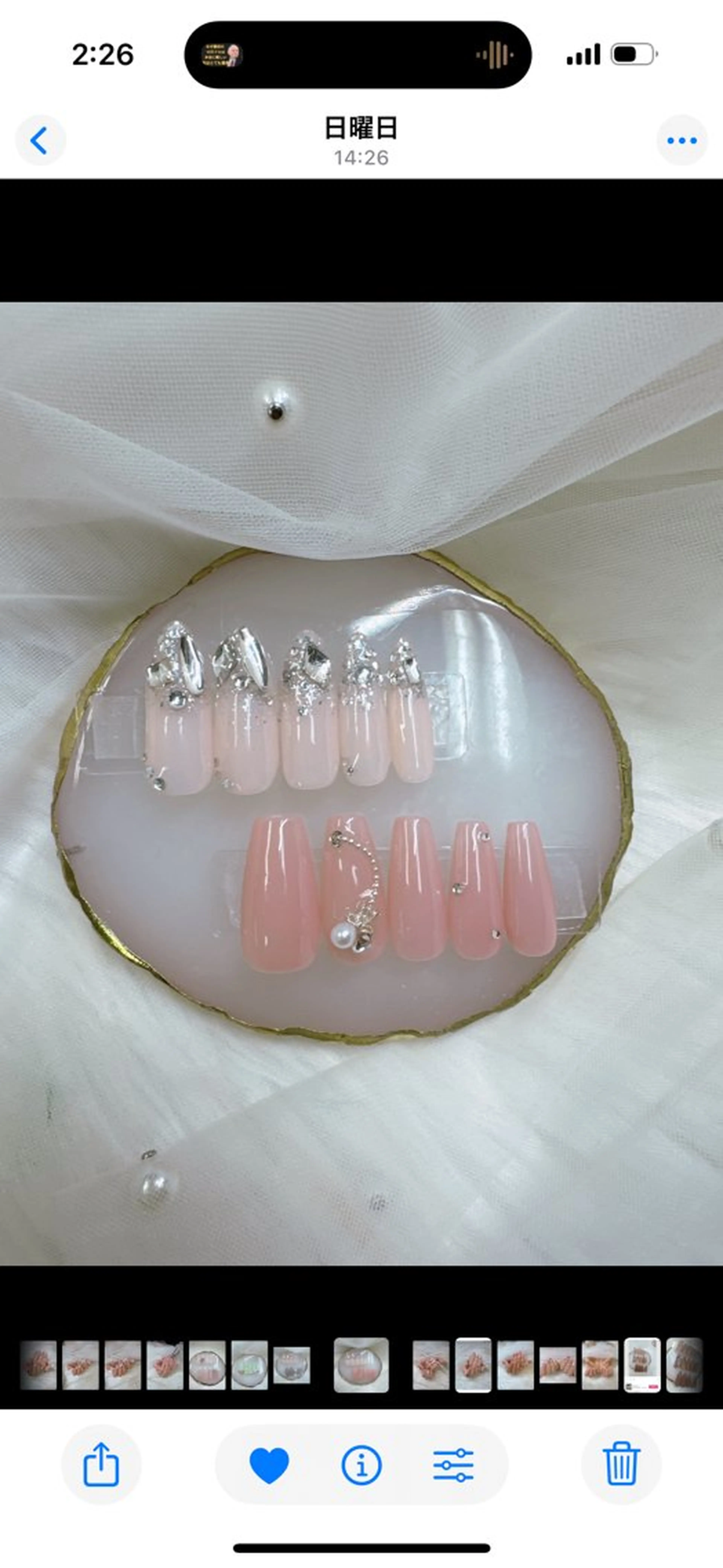 ネイル ジェルネイル ロングネイル マグネットネイル ワンカラーネイル パラジェル ハンドネイル Queeens nailのネイルデザイン