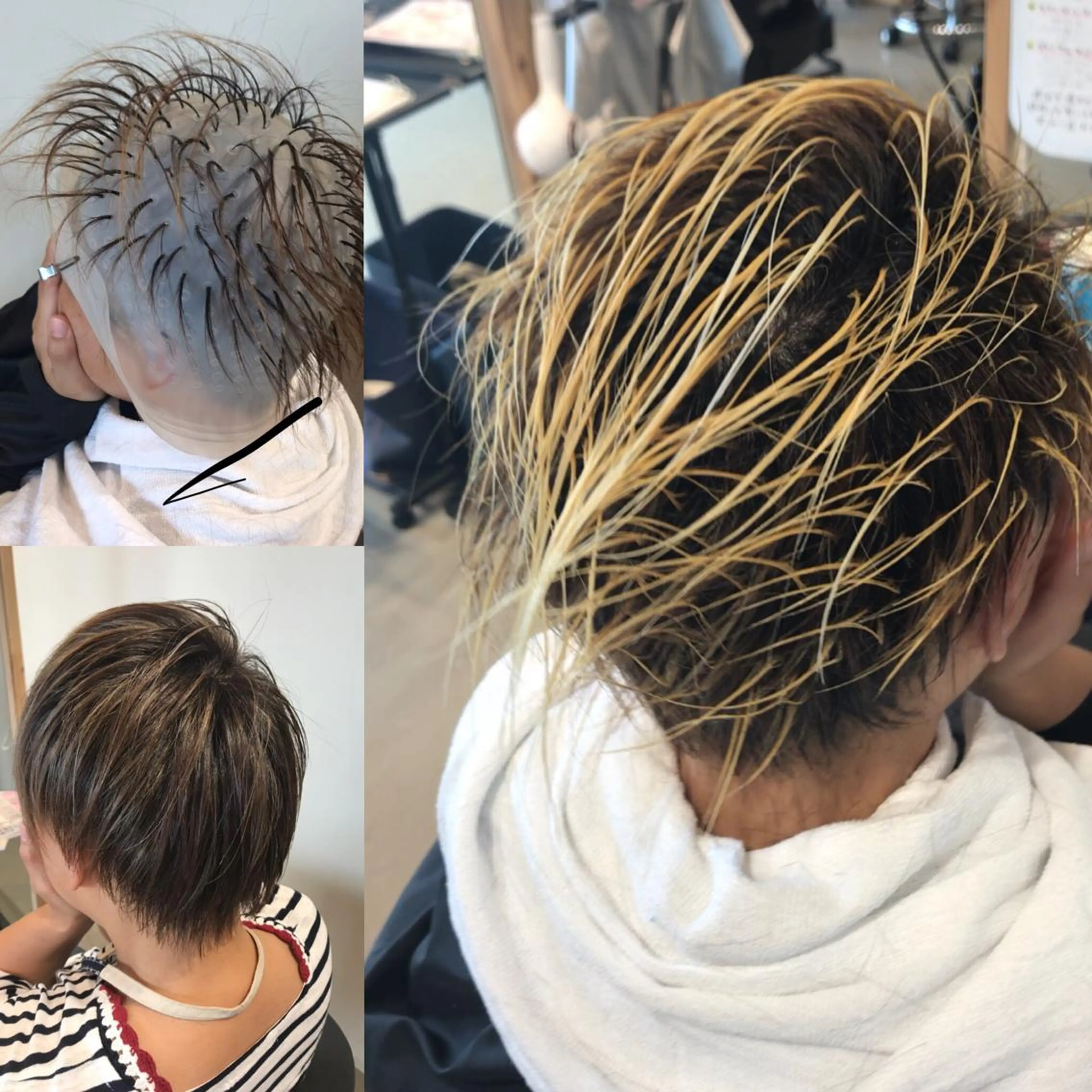 ショート カラー メンズ メンズハイライト ハイライトカラー ハイライト ショートヘア ヘアカラー 大久保 隆蔵のヘアスタイル