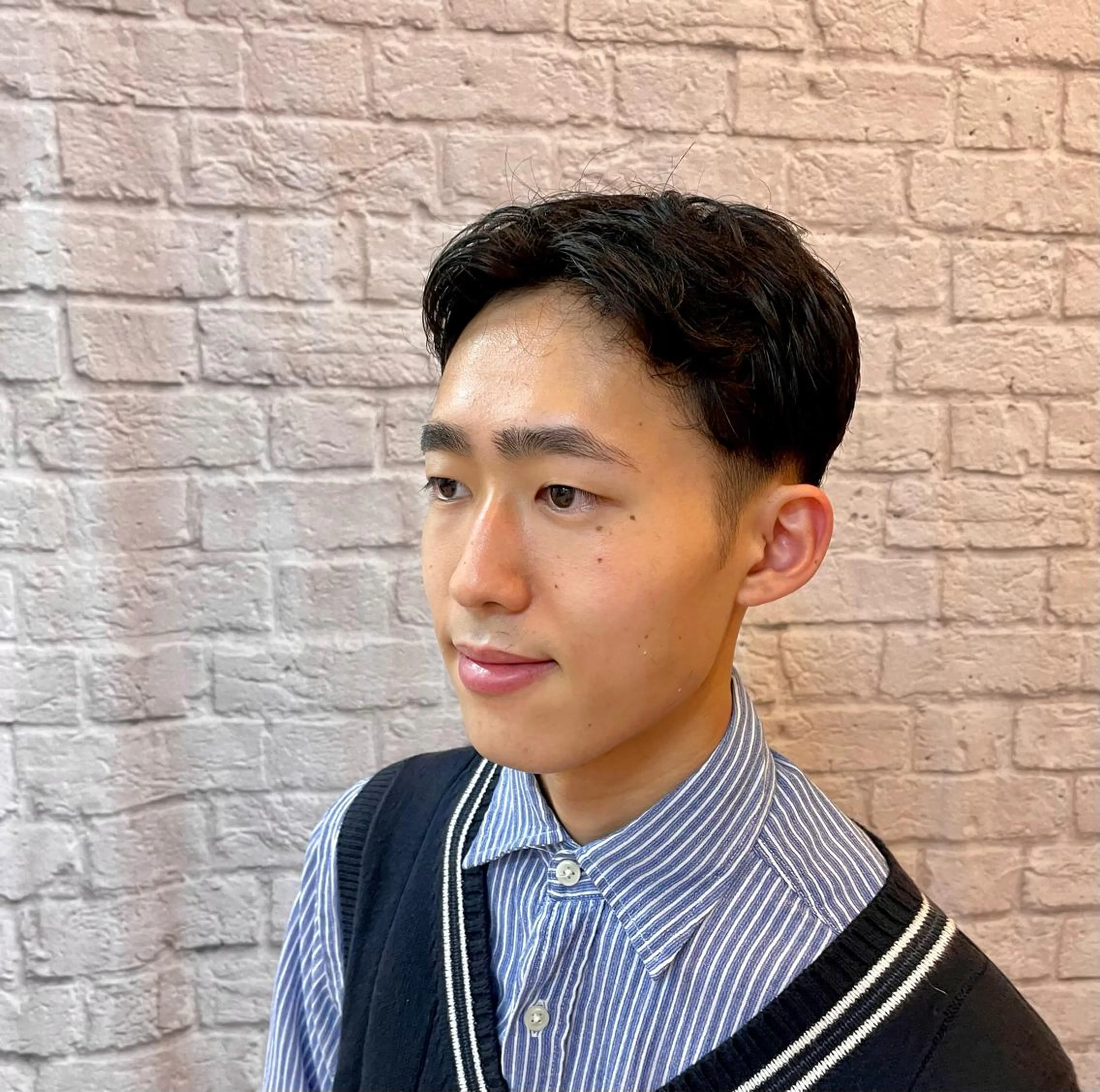 ショート メンズ 無料メンズカット❗️ 岡本晟我のヘアスタイル