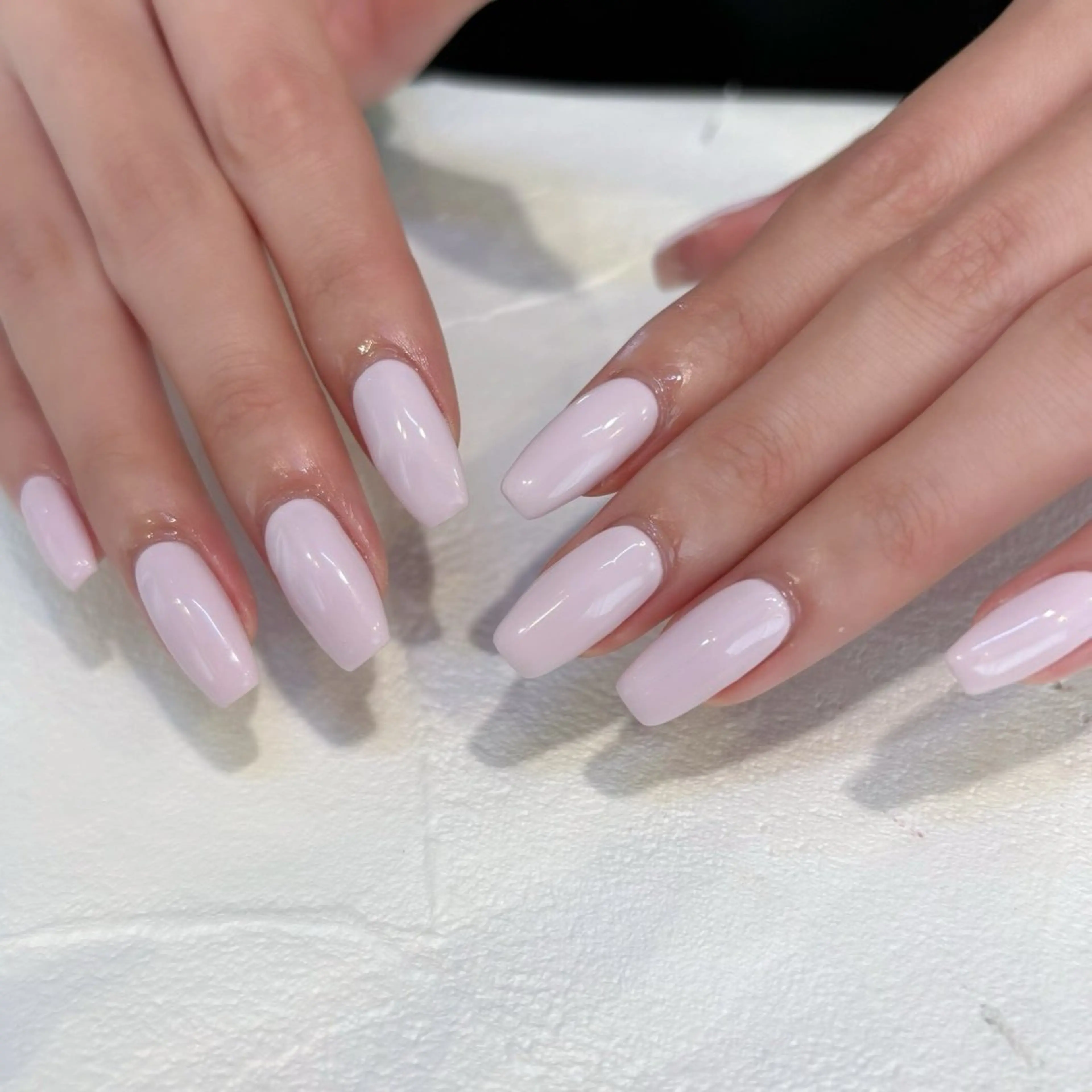 ネイル ワンカラーネイル 星 希乃歌のネイルデザイン