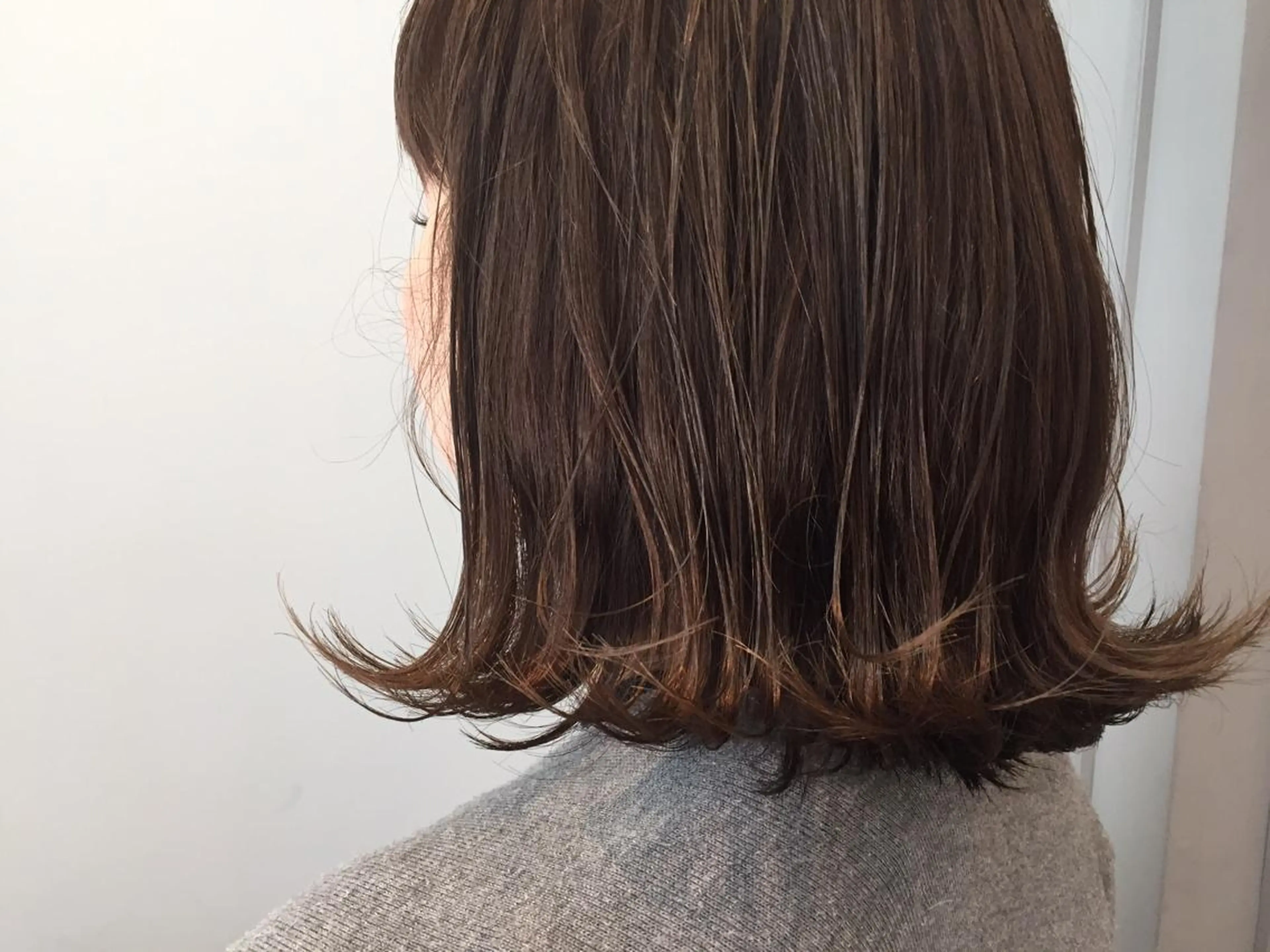ミディアム カラー レイヤーカット✂️ 横浜No1♡下鳥翔子のヘアスタイル