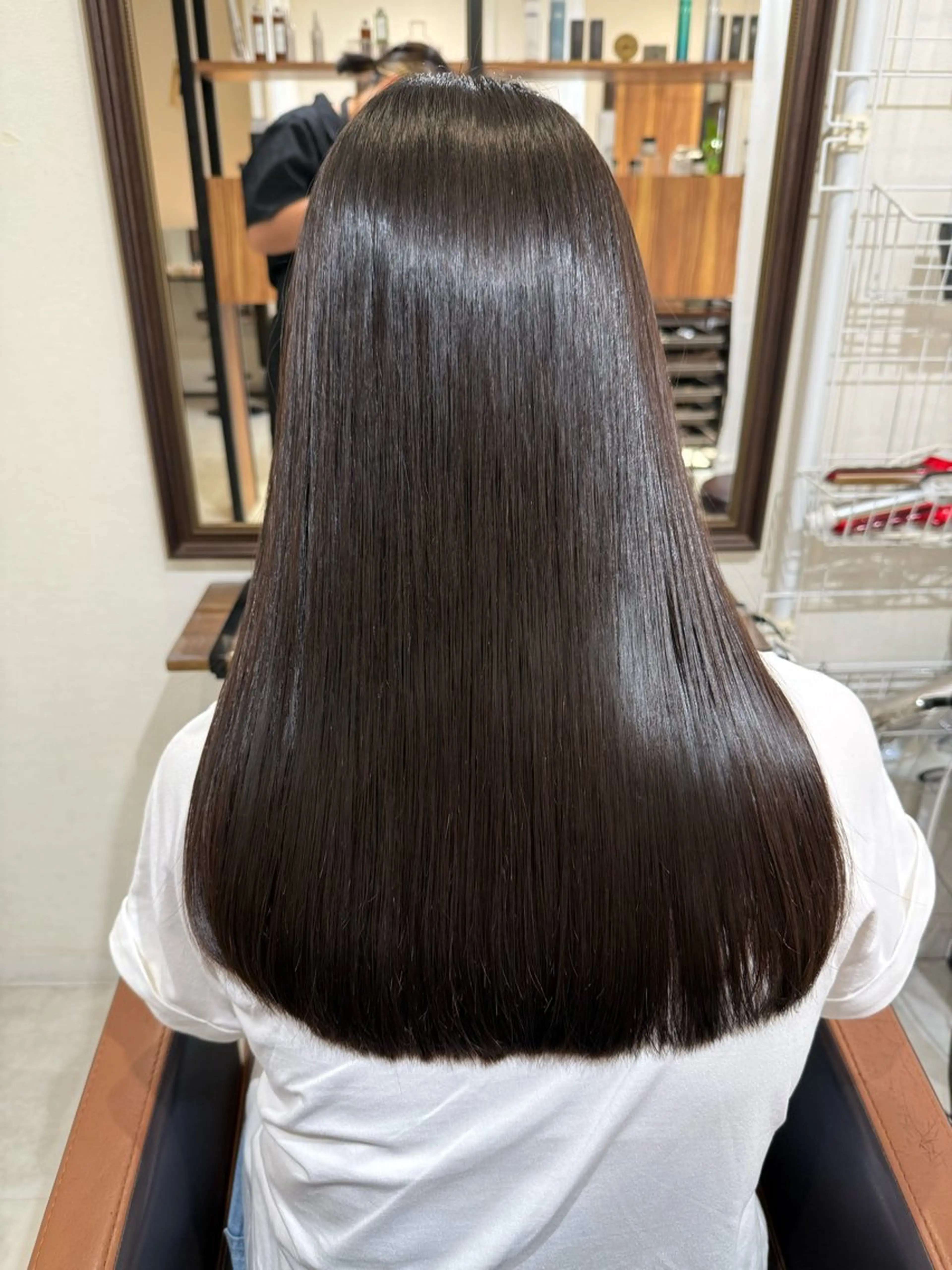 セミロング 🍊髪質改善🍊縮毛 矯正🍊濱野紗奈🍊のヘアスタイル