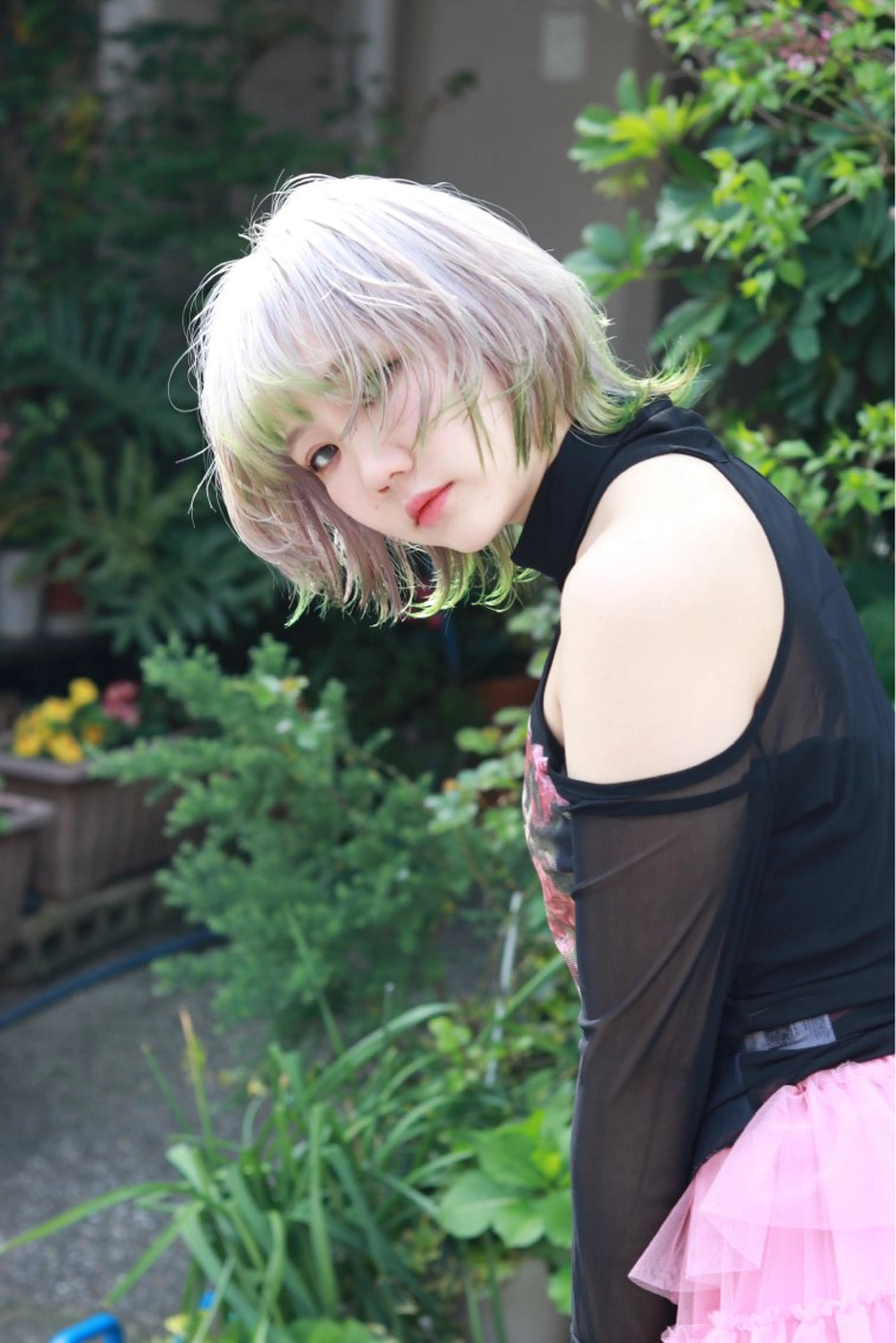 ミディアム カラー 浅野 匠のヘアスタイル