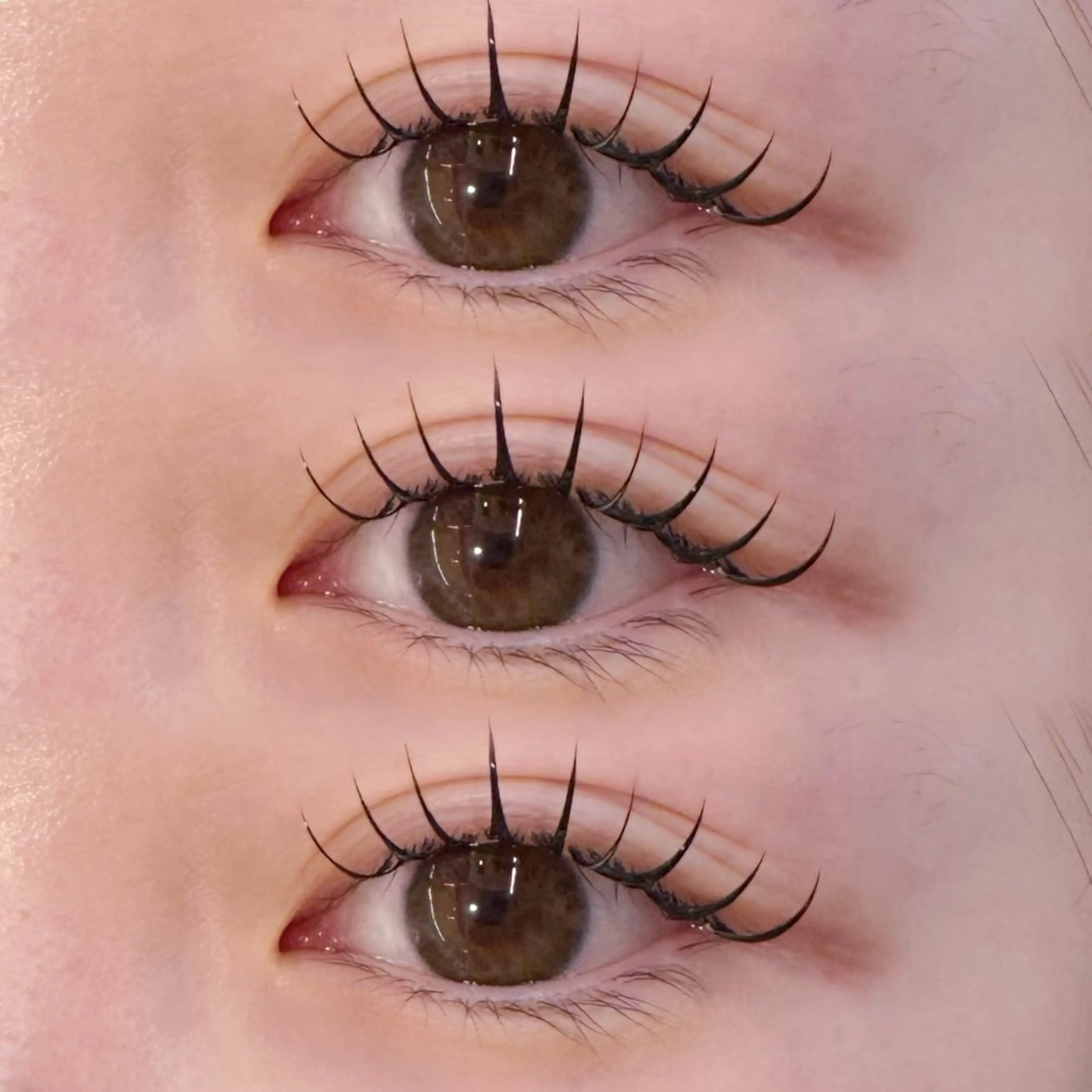 マツエク・マツパ 束感まつ毛 フラットラッシュ まつげパーマ ワンホンマツエク マツエク Gallica🎀 ayameのマツエク・マツパデザイン