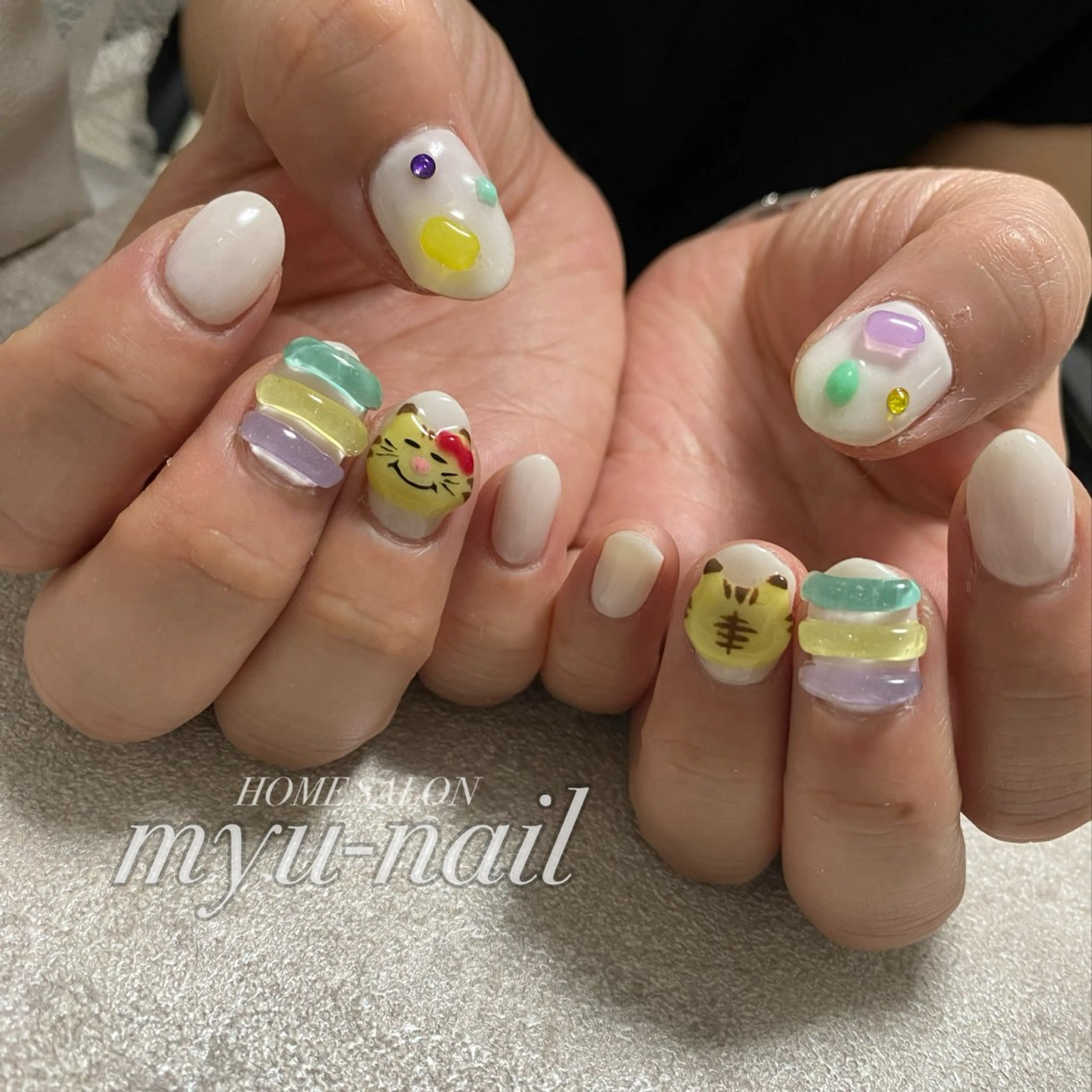 ネイル ホームサロン myu-nailのネイルデザイン