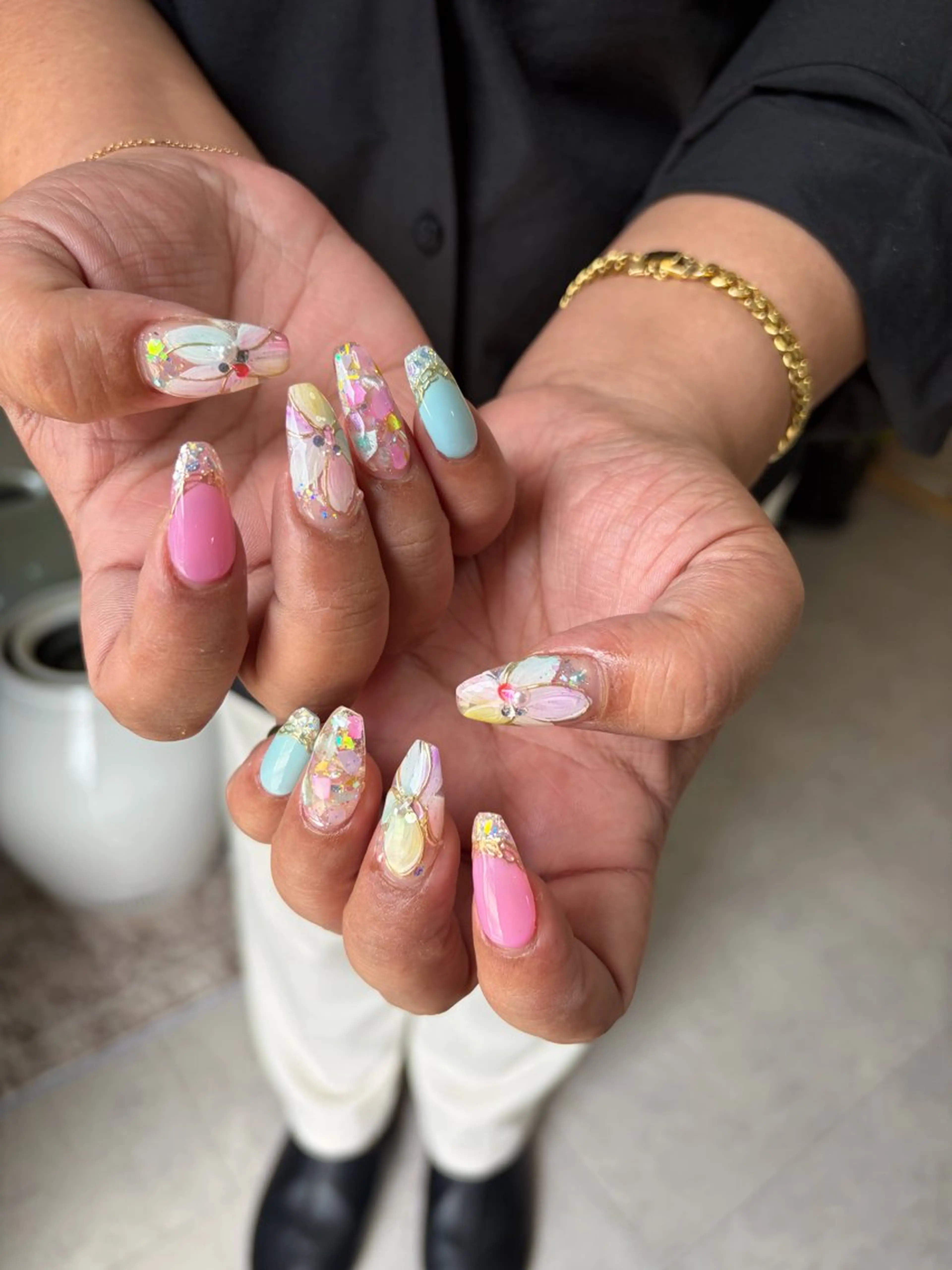 ネイル 持ち込み ハンドネイル RISA joie nailのネイルデザイン