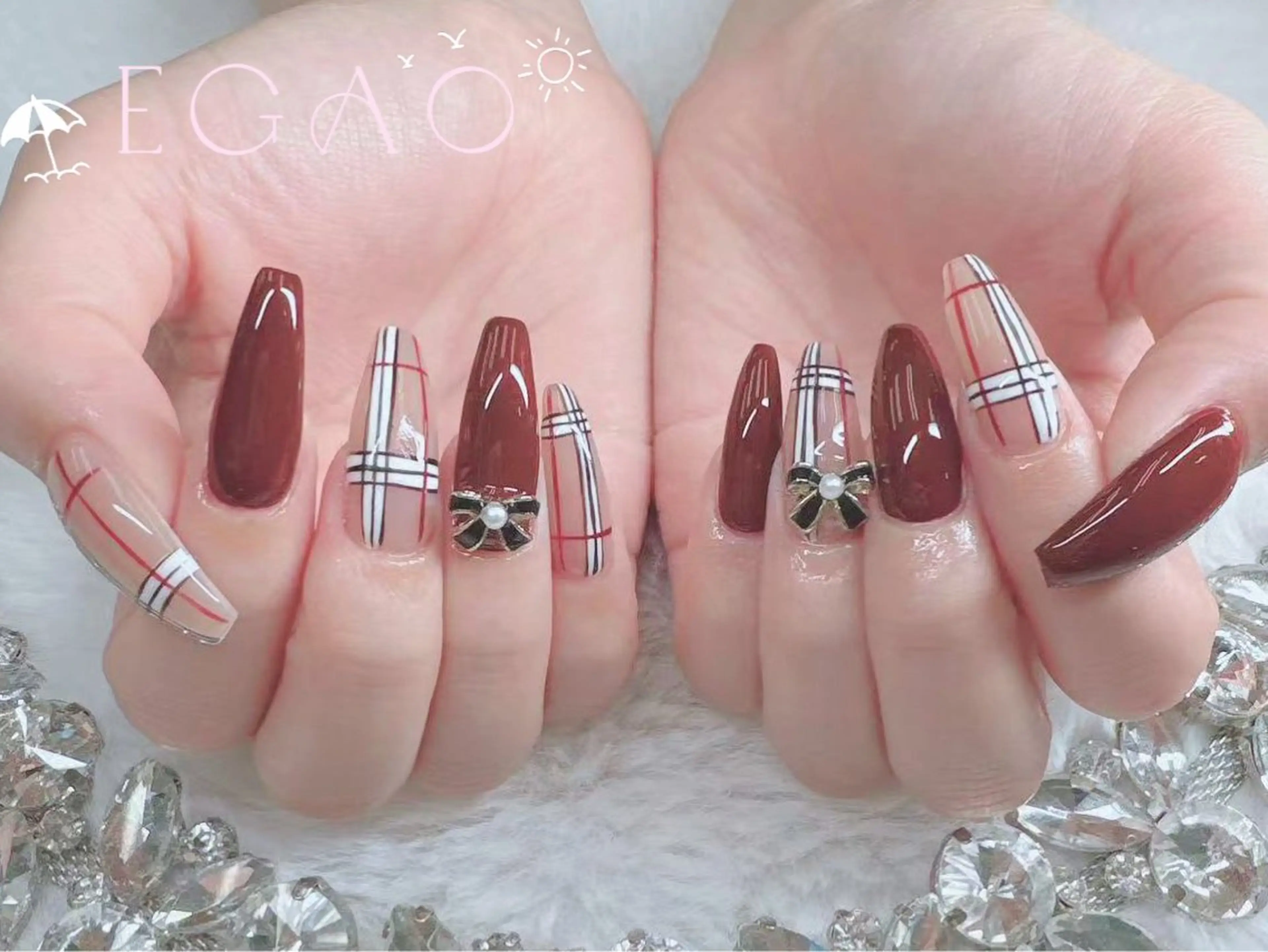 ネイル アートネイル フットネイル フレンチネイル ジェルネイル グラデーション ハンドネイル Egao Nail錦糸町店のネイルデザイン