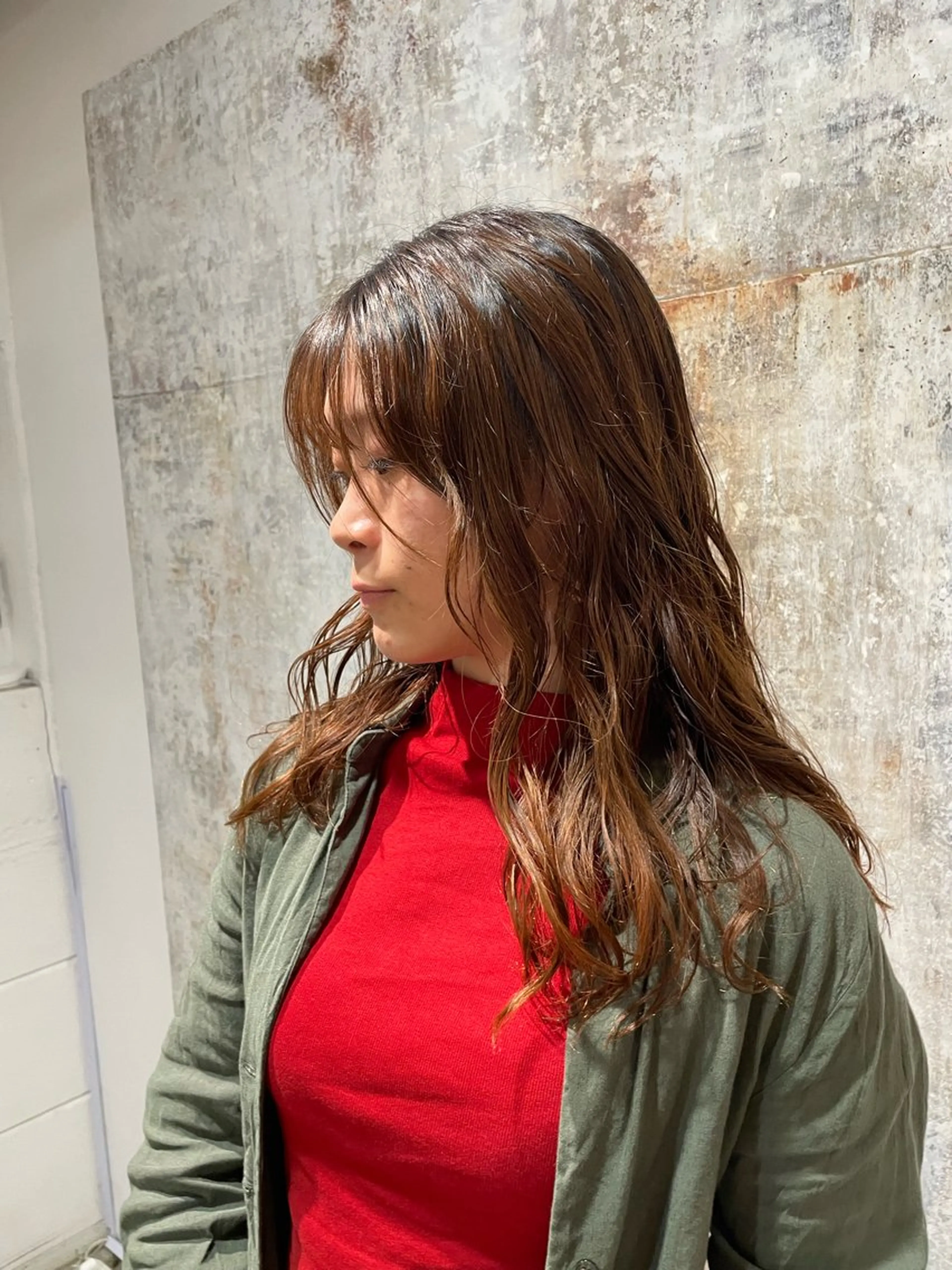 ロング パーマ ボブ ウルフカット スパイラルパーマ カット パーマ 【お洒落パーマ】 Elme　肥塚康汰郎のヘアスタイル