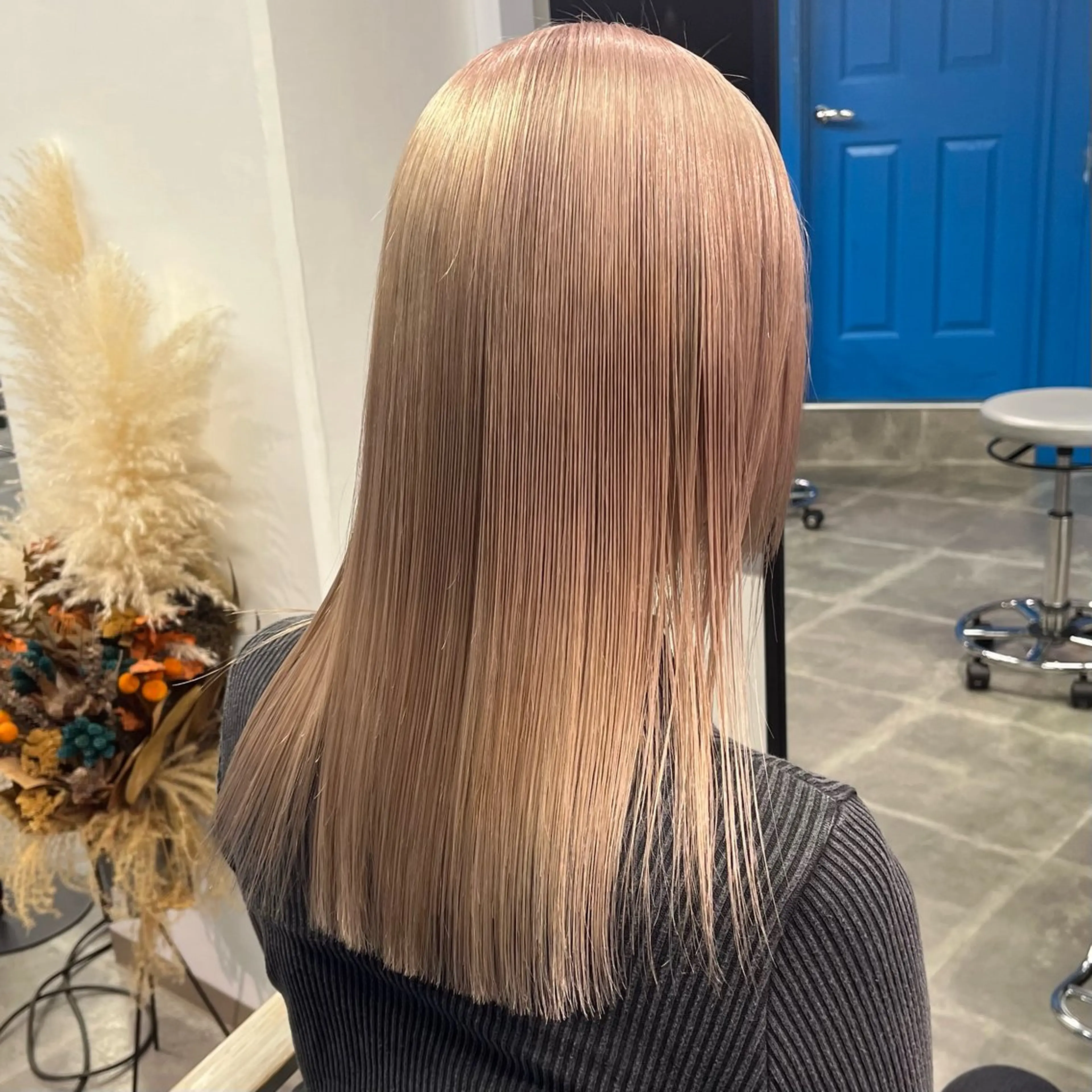 セミロング カラー ブリーチ ケアブリーチ ハイトーンカラー ヘアカラー 大田吏晃❤️‍🔥 美髪特化のヘアスタイル