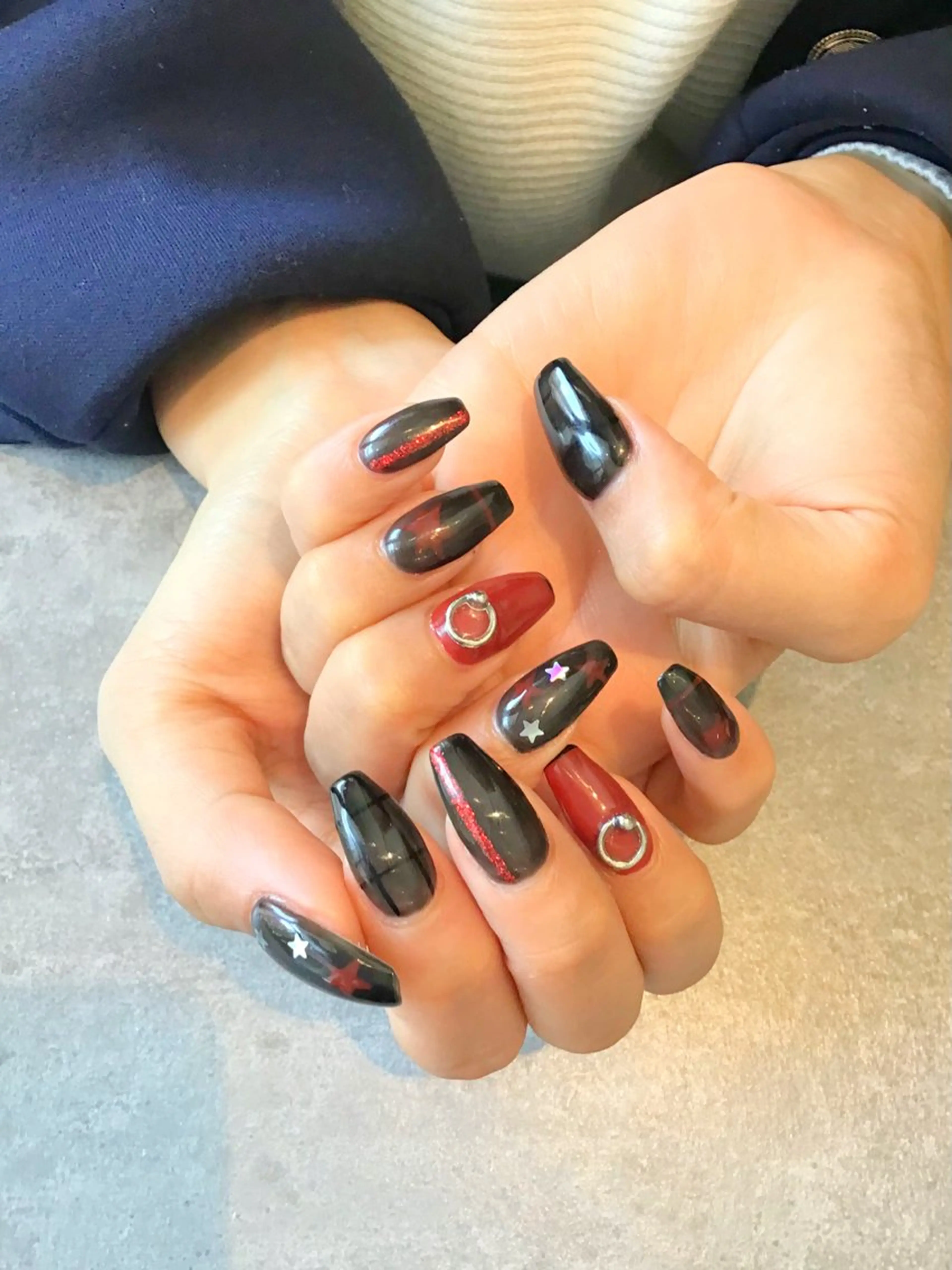 ネイル 持ち込み Nest 岩崎のネイルデザイン