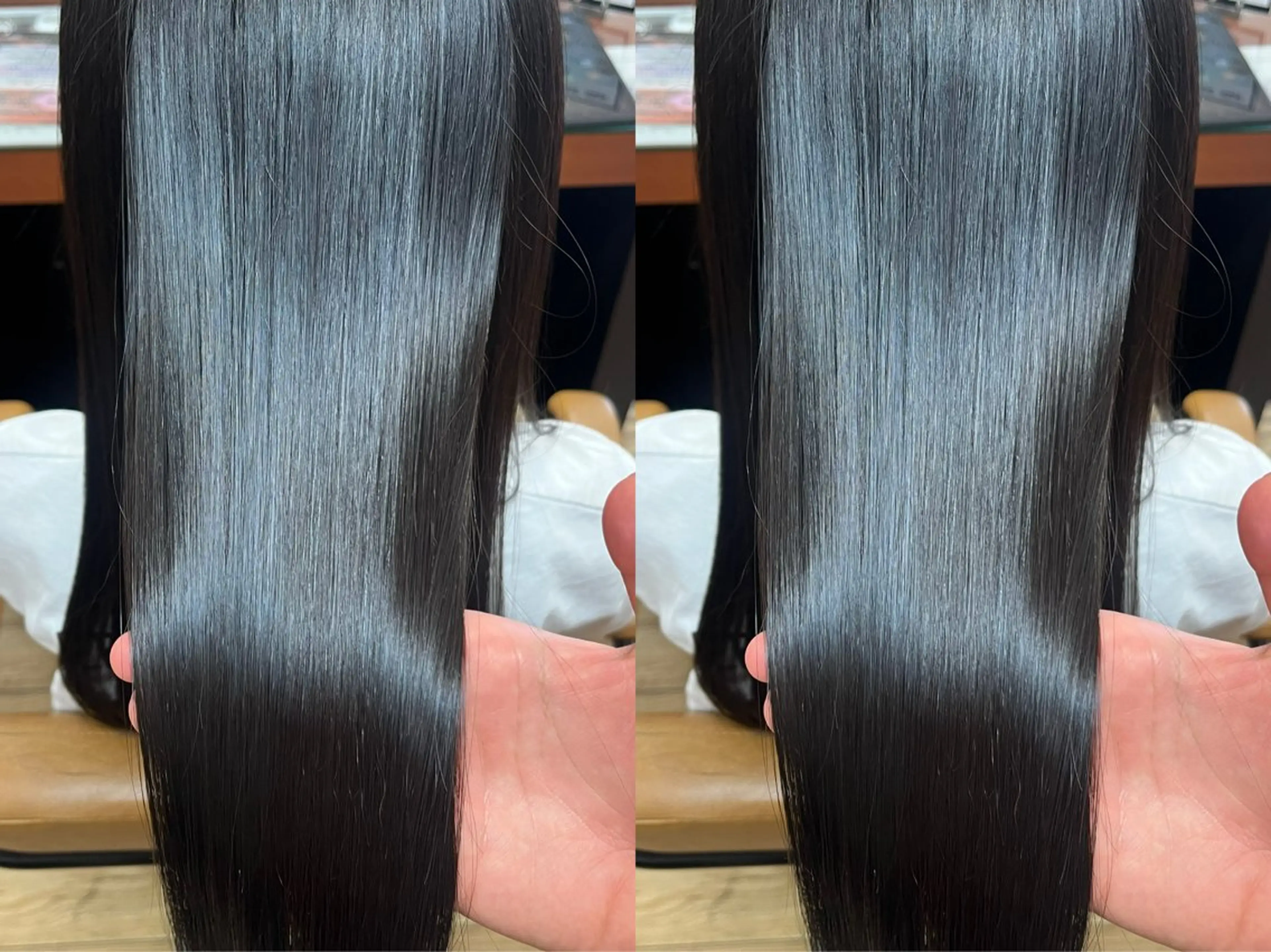 ロング 縮毛矯正 喜屋武 美月のヘアスタイル