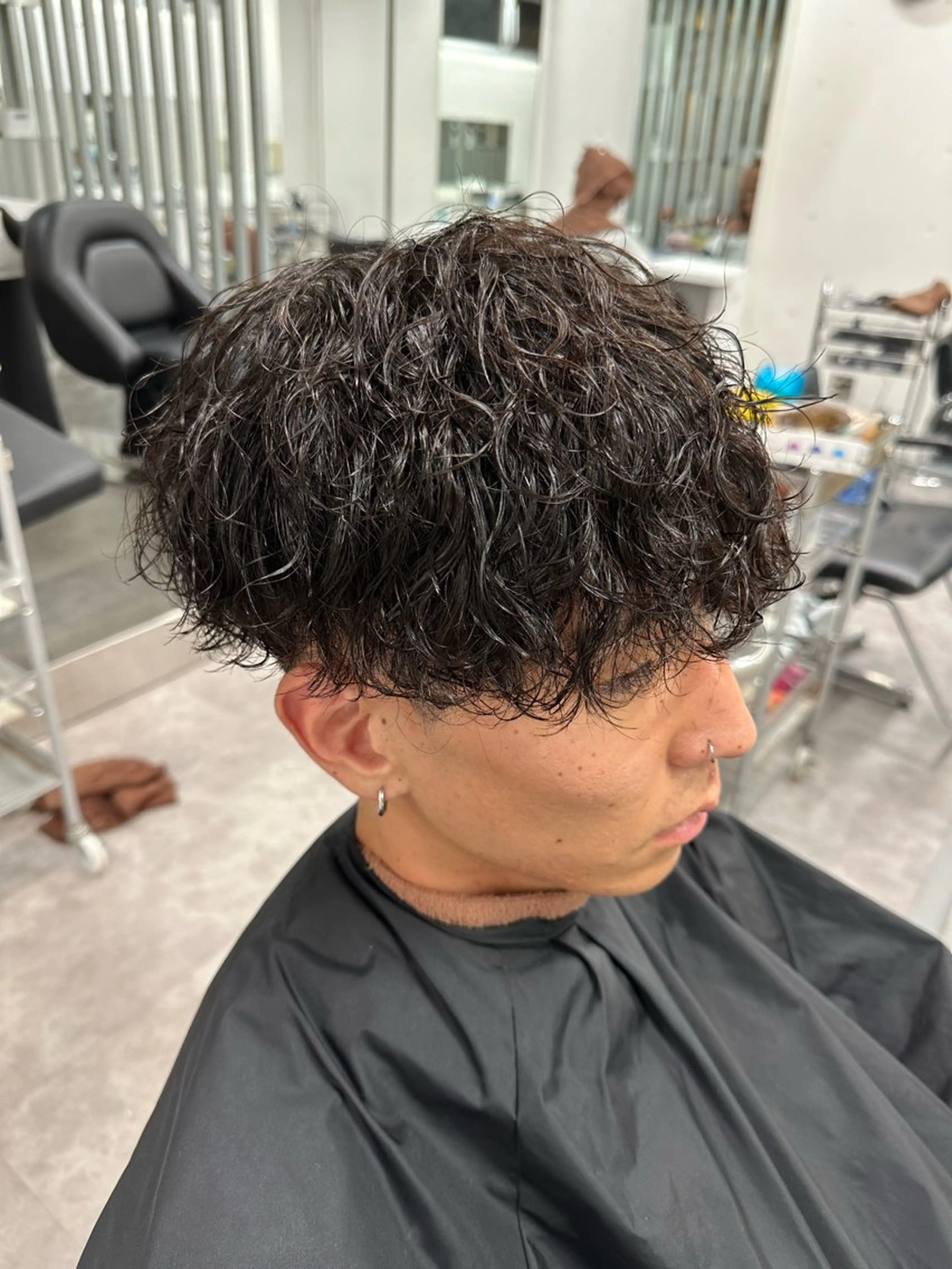 パーマ 【メンズパーマ】比嘉 啓人のヘアスタイル