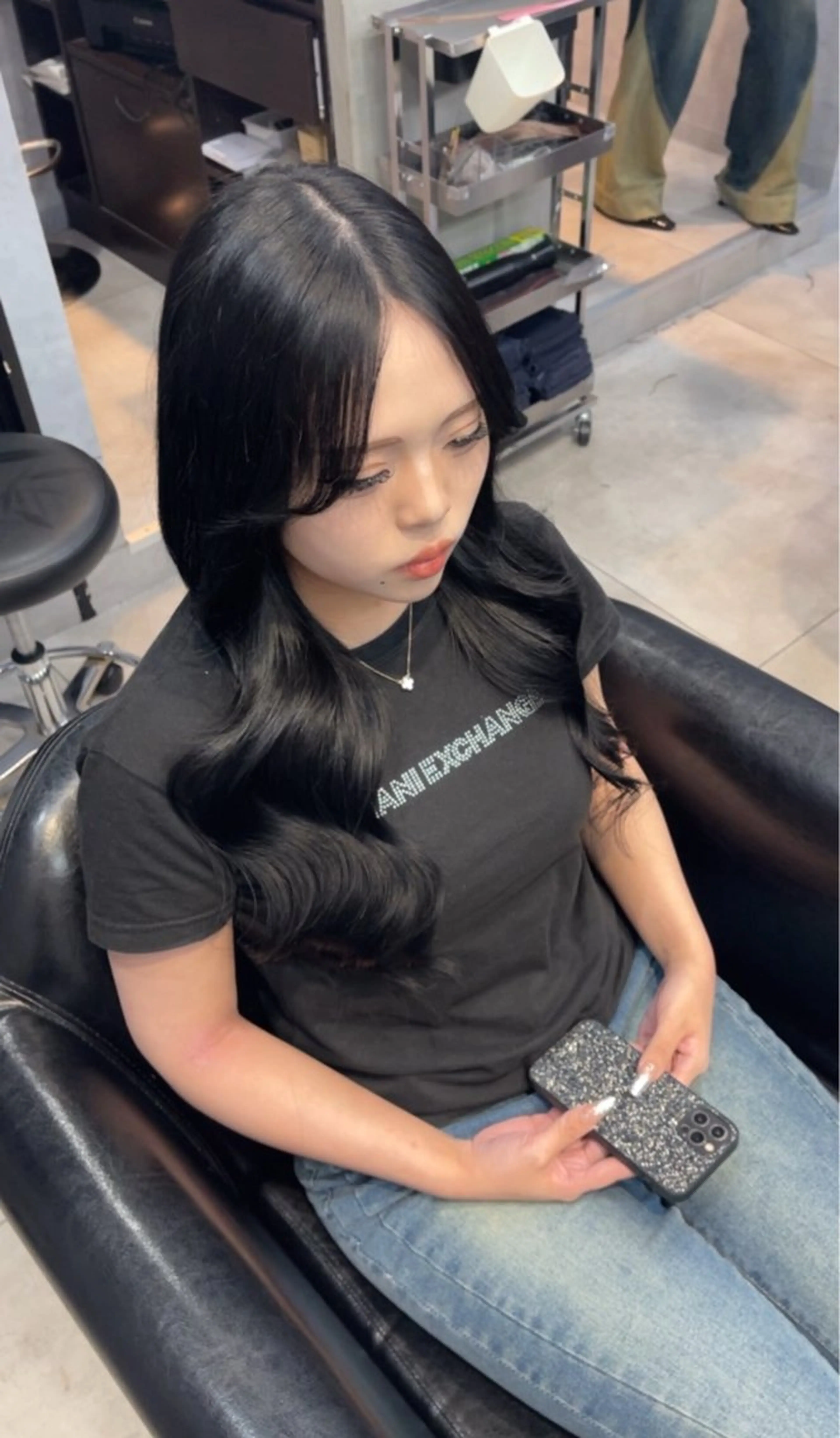 ロング プルエクステ エクステ Fi-Ne原宿/ プルエクステ/そらのヘアスタイル