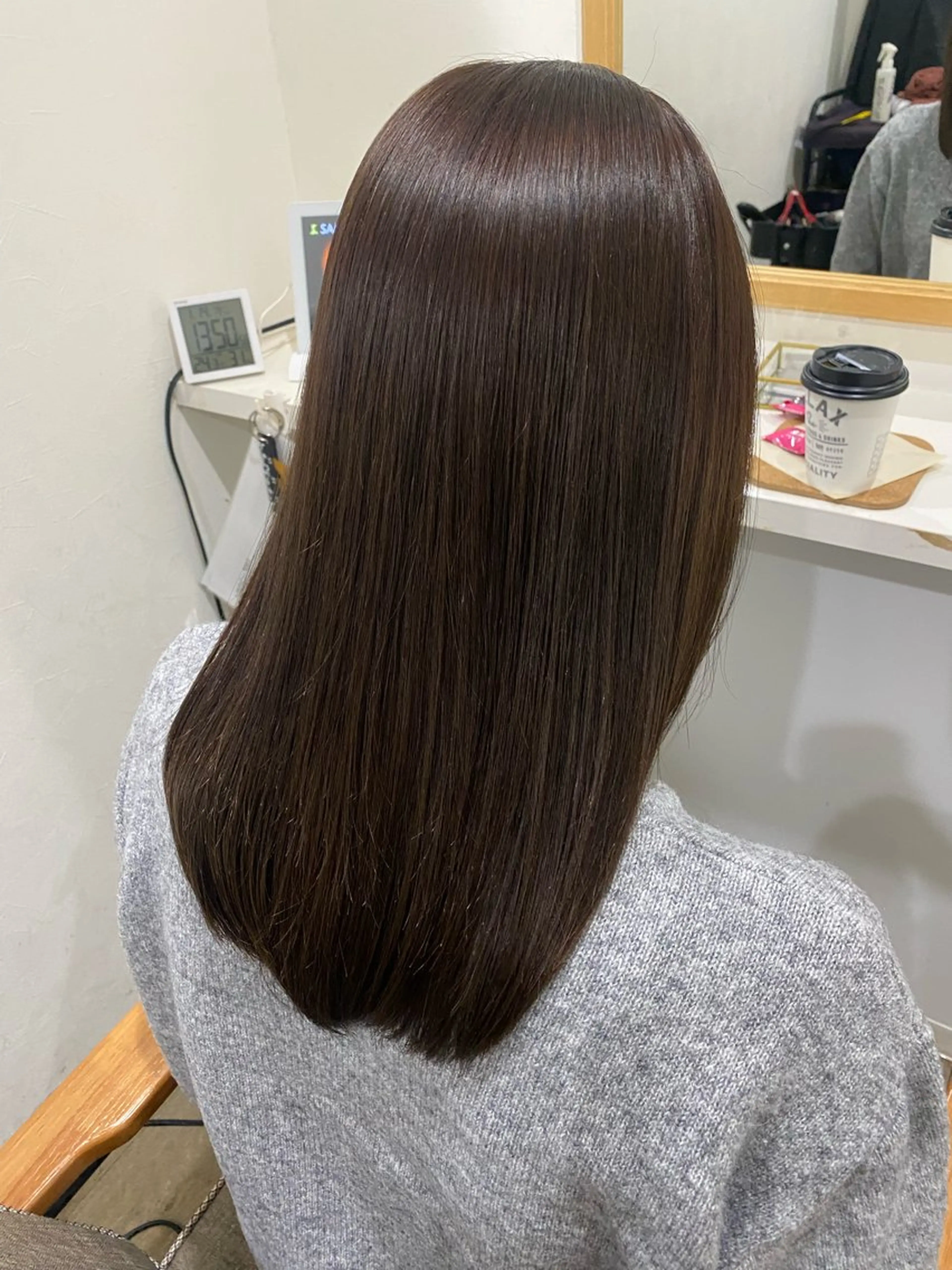 カラー ブリーチ カット ヘアカラー トリートメント Jewel  Box東梅田所属・髪質改善サロン 梅田/ヨナミネのヘアスタイル