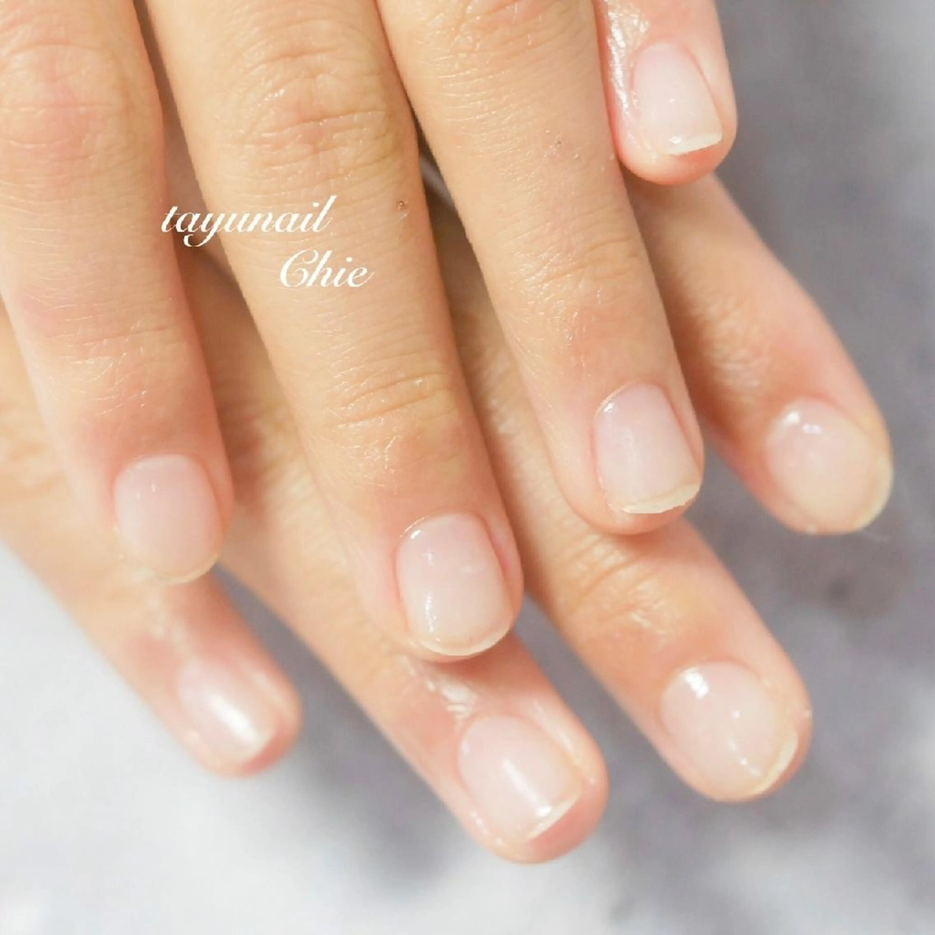 ネイル ブルー ジェルネイル パラジェル 冬ネイル ネイルサロン 【たゆnail】のネイルデザイン